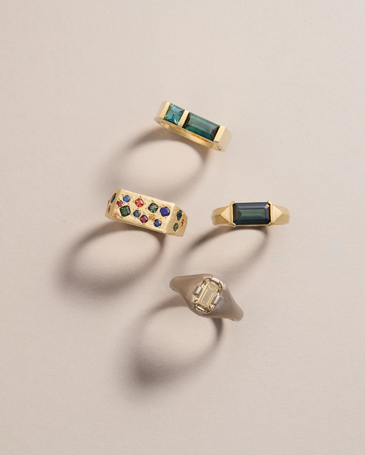 four bold mens engagement rings with sapphires