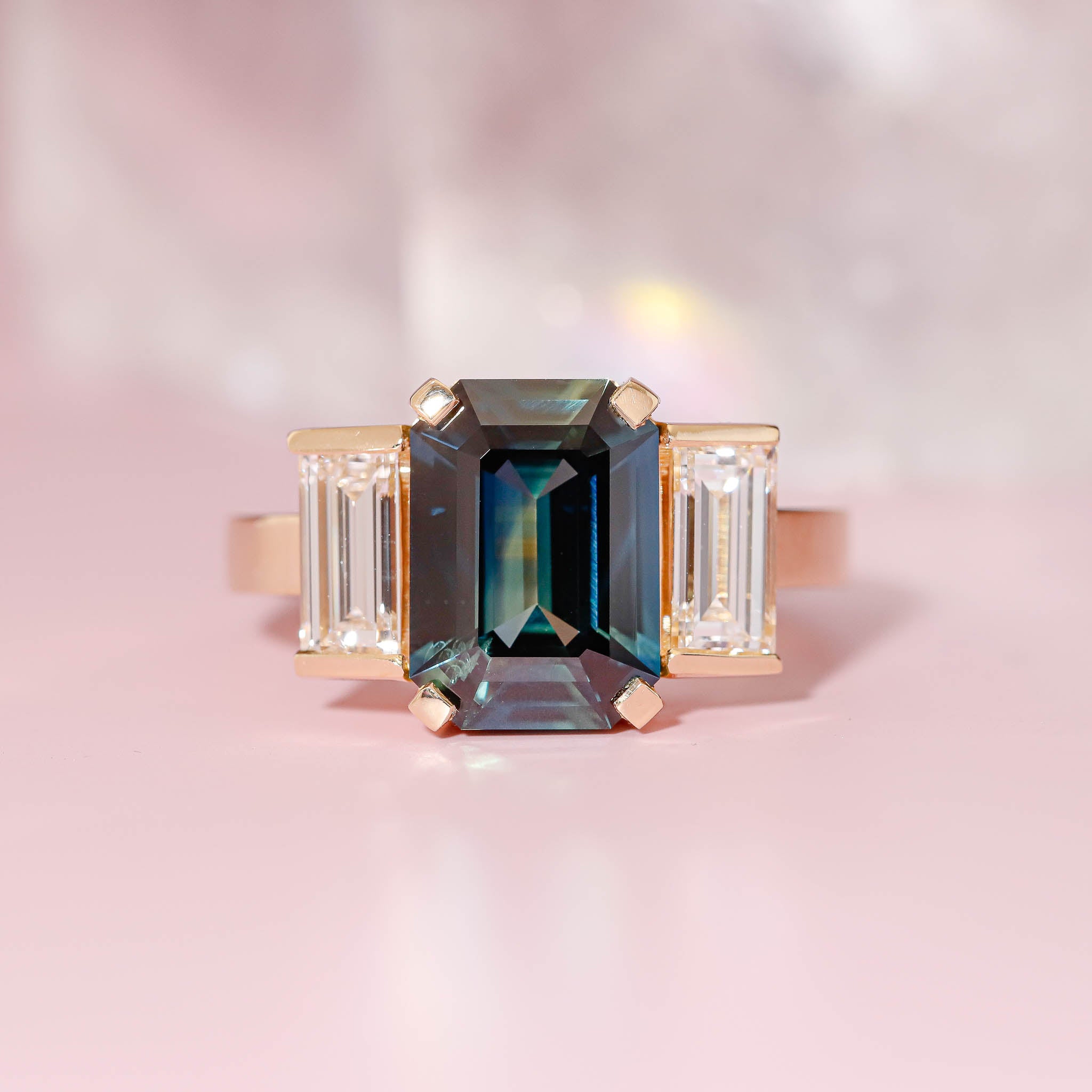 Oasis Sapphire and Diamond Ring