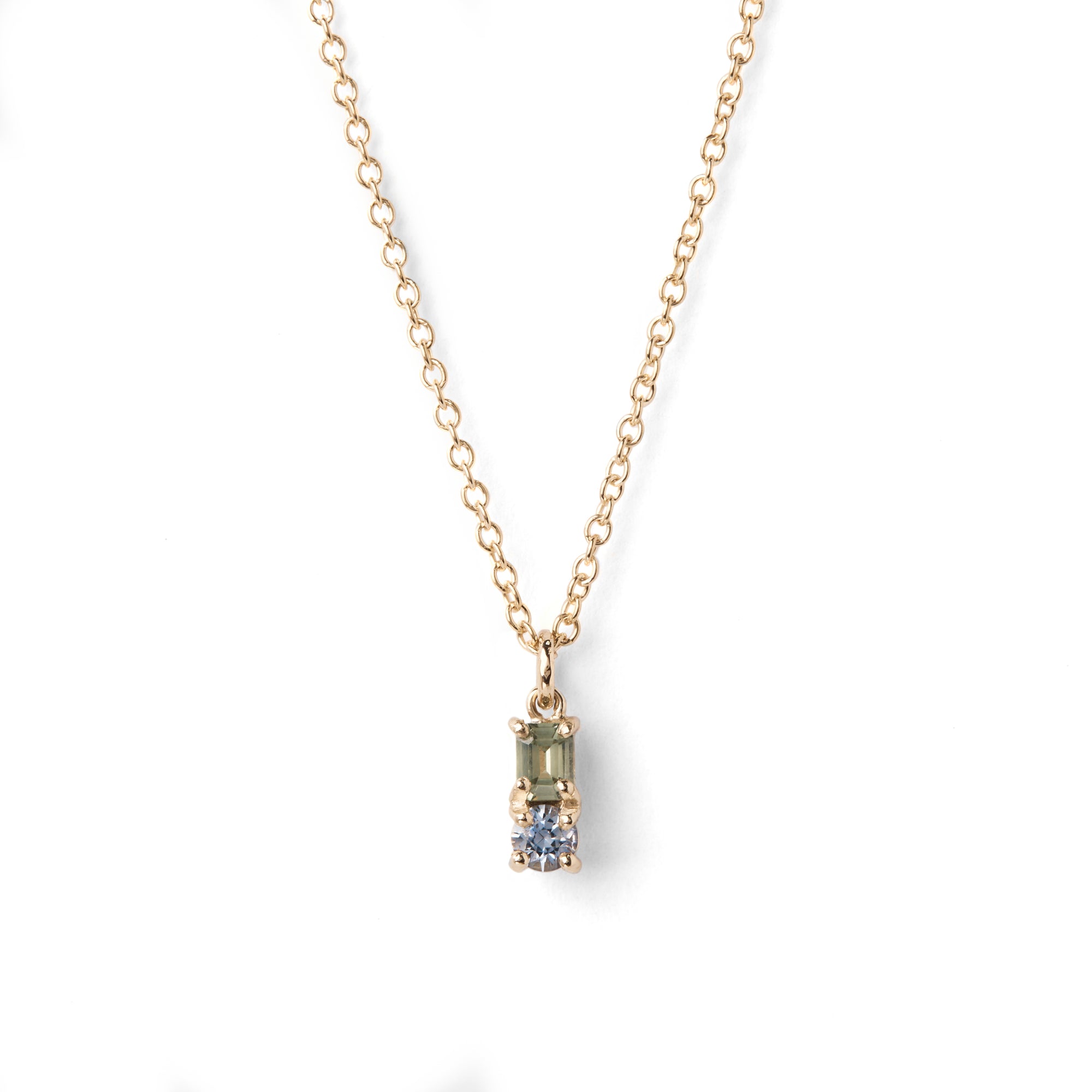 Dewdrop Sapphire Necklace