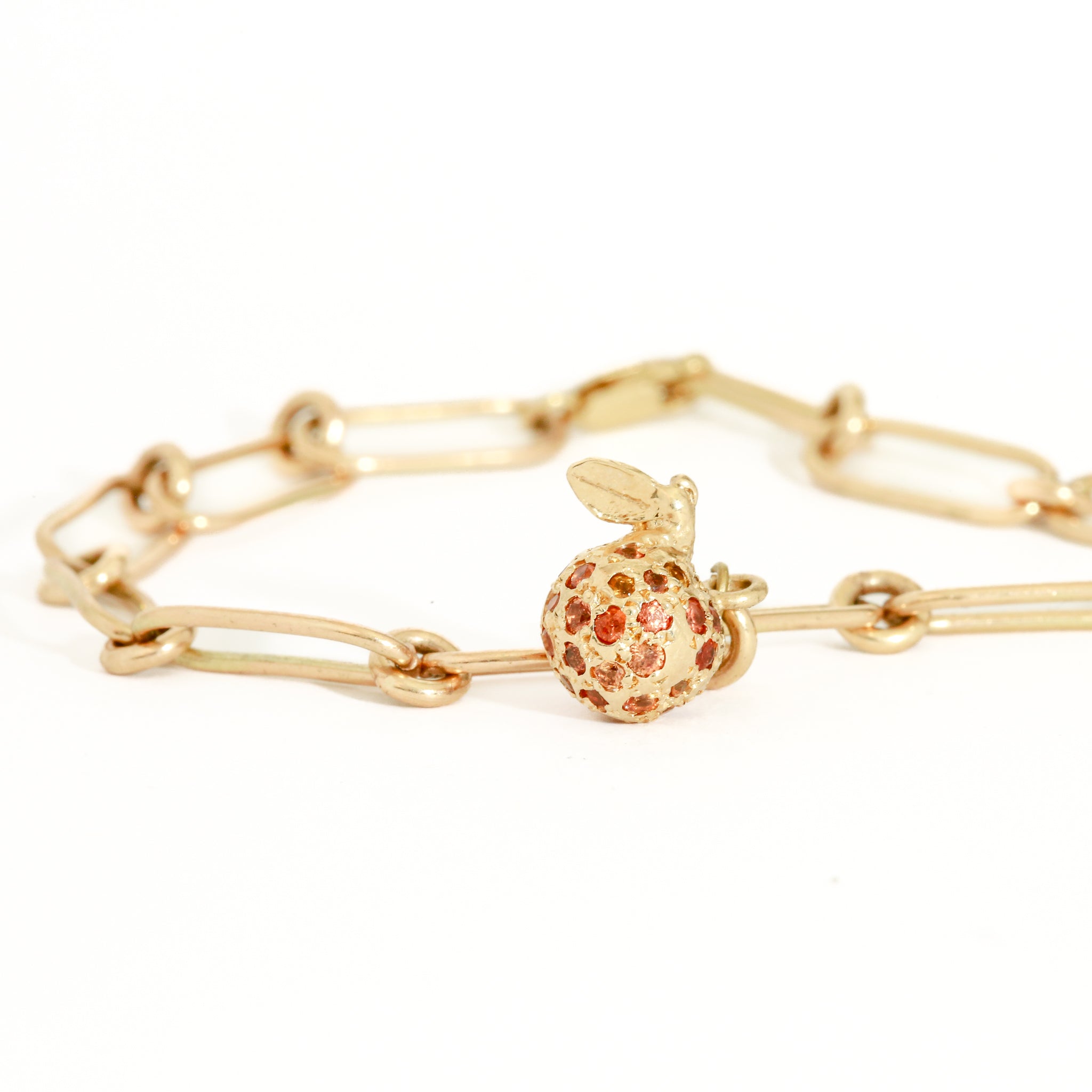 gold charm necklace chain