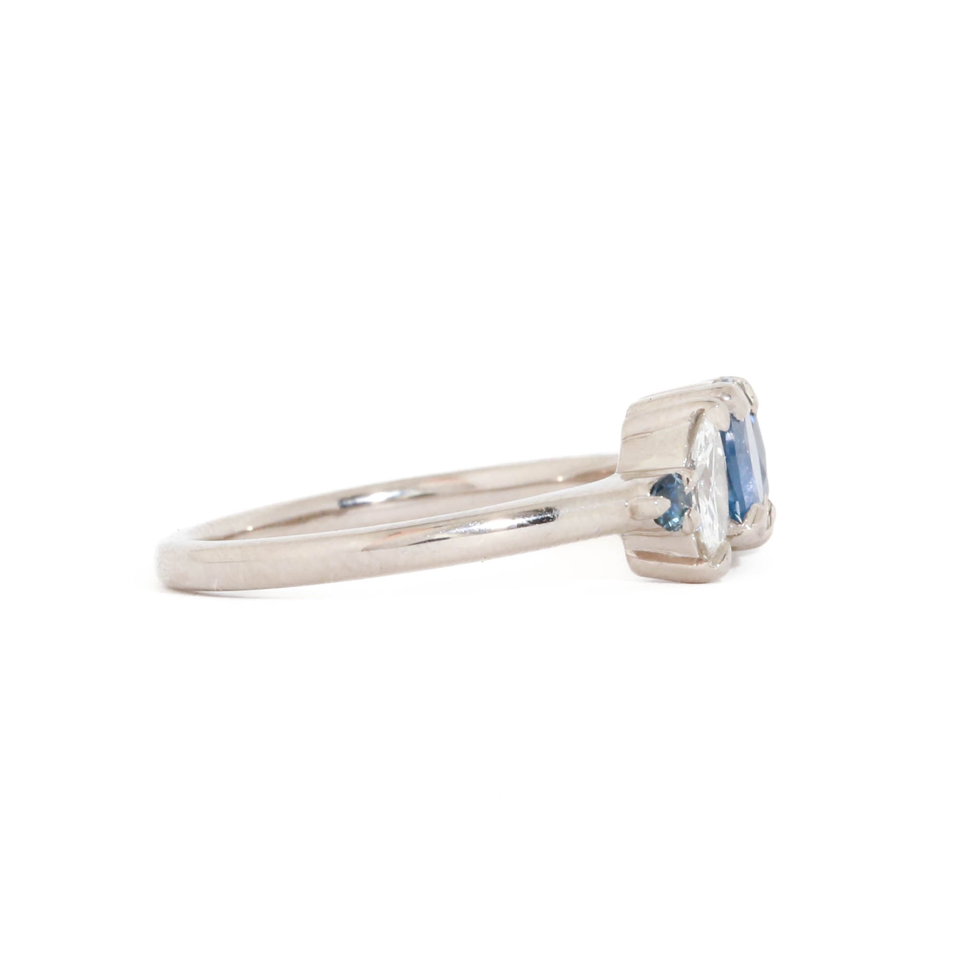 Litus Sapphire and Diamond Ring