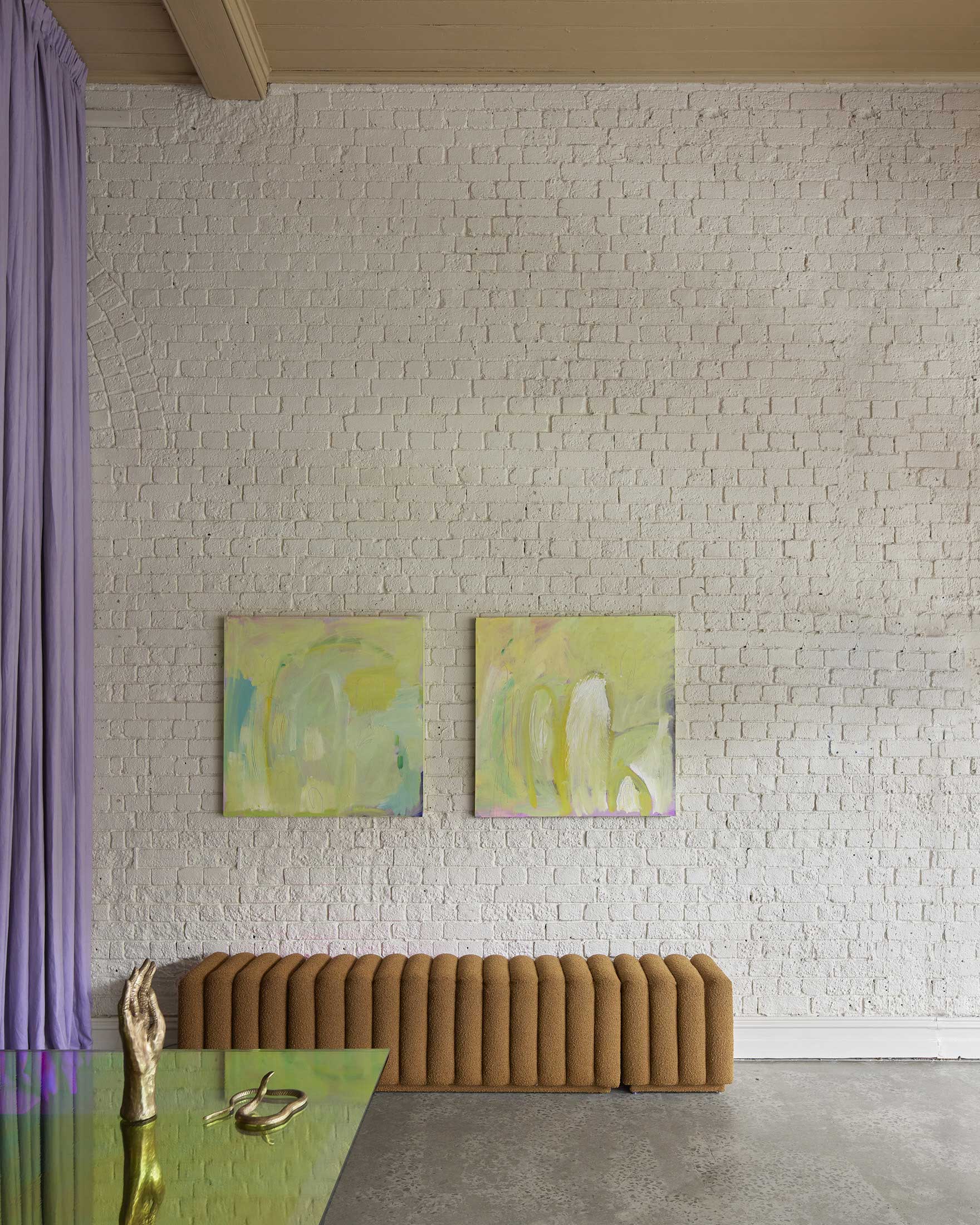 Colourful interior design fine jewellery shop