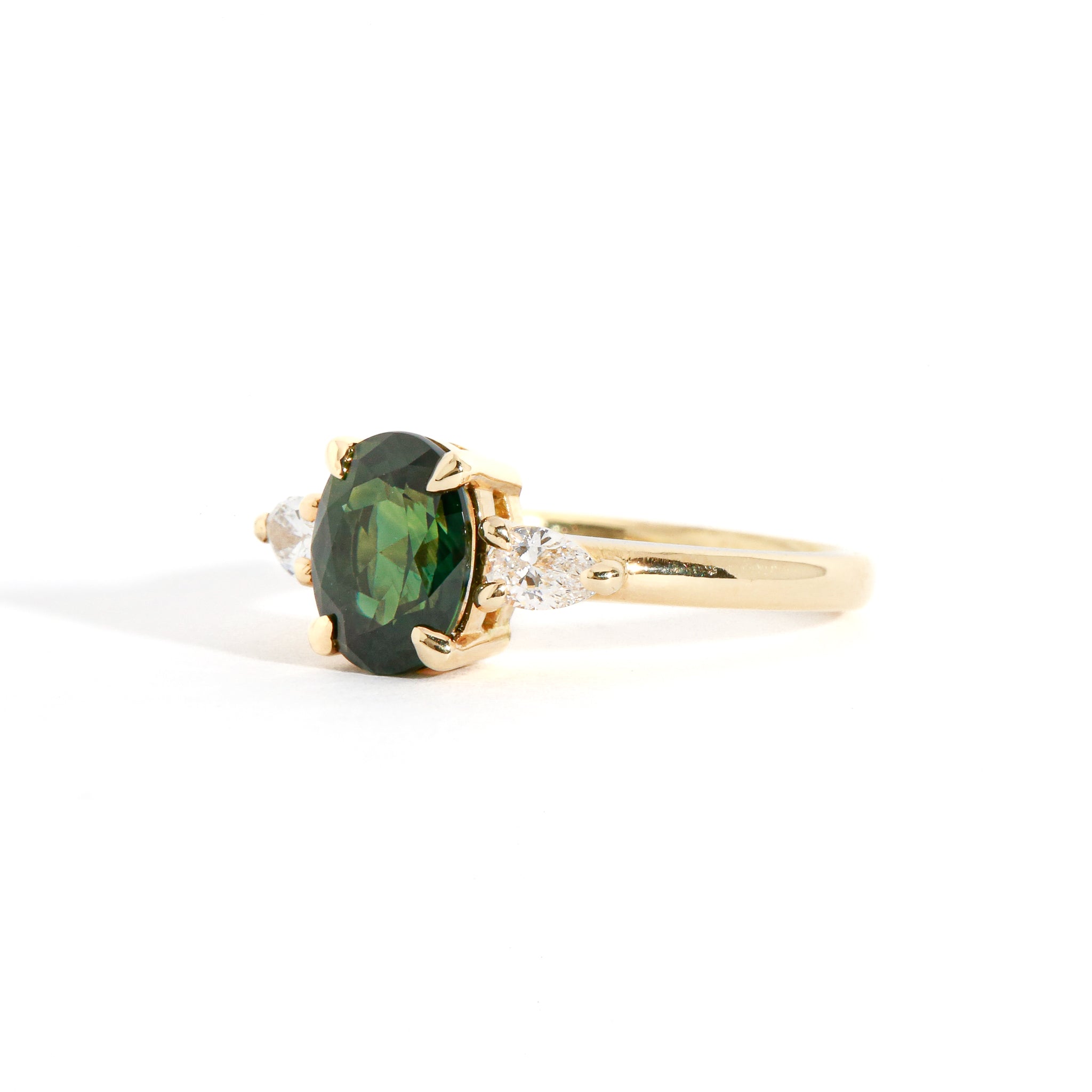 Waterfall Sapphire Ring