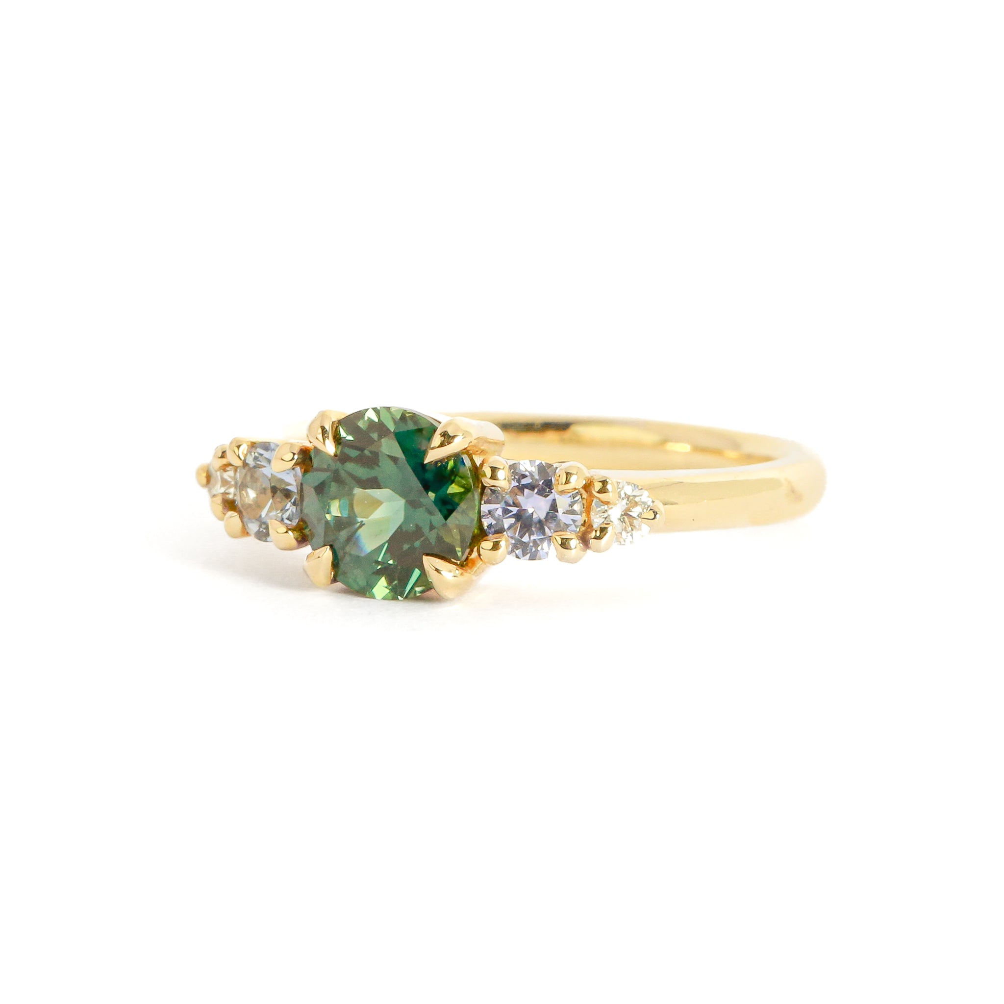 Elara Sapphire and Diamond Ring