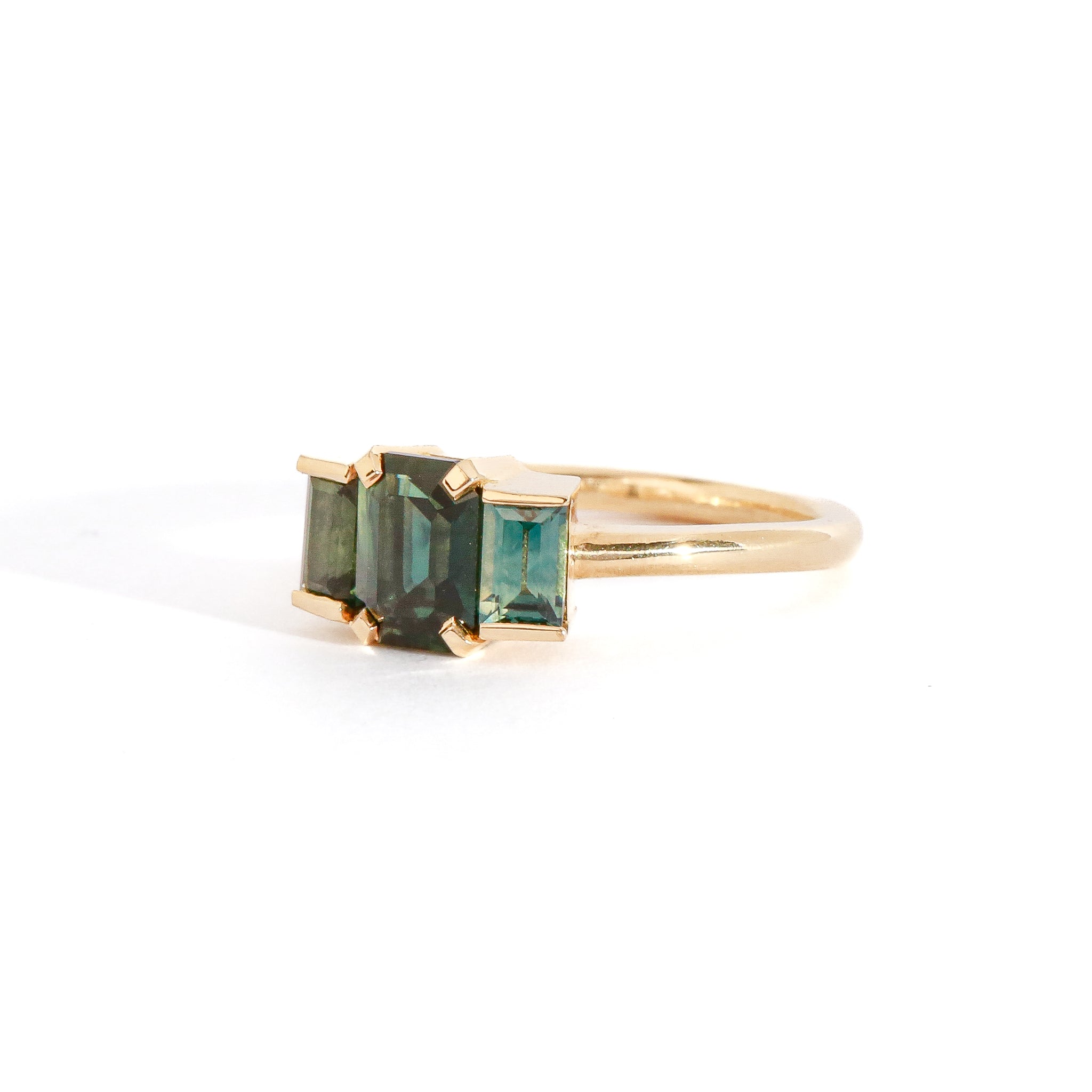 Sapphire Trilogy Ring