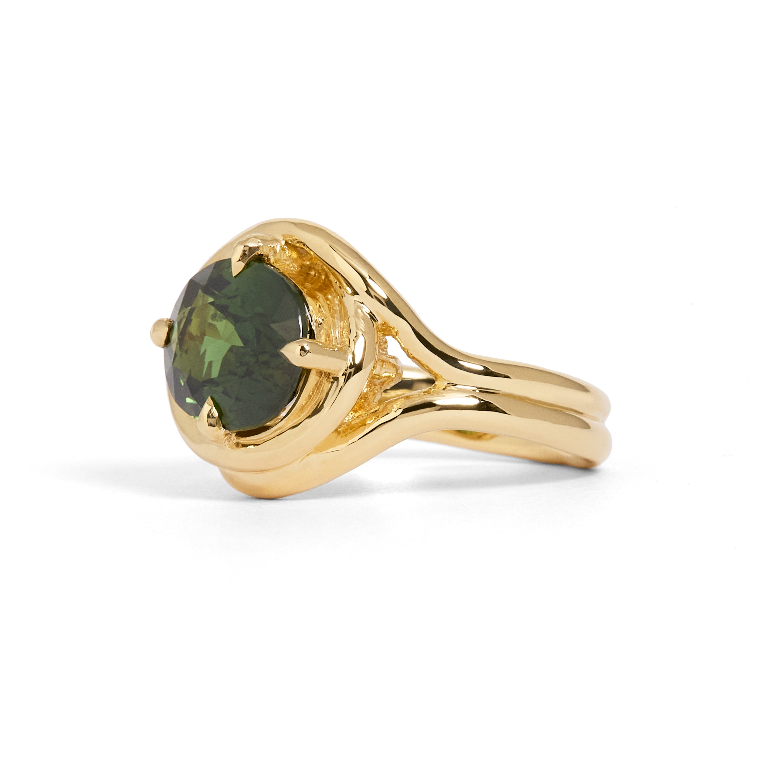Verdant Solitaire Ring