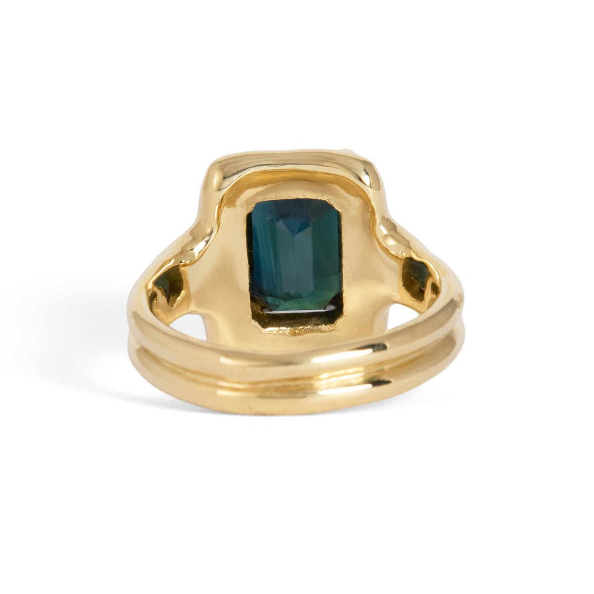 Nyra Emerald Cut Sapphire Solitaire Ring