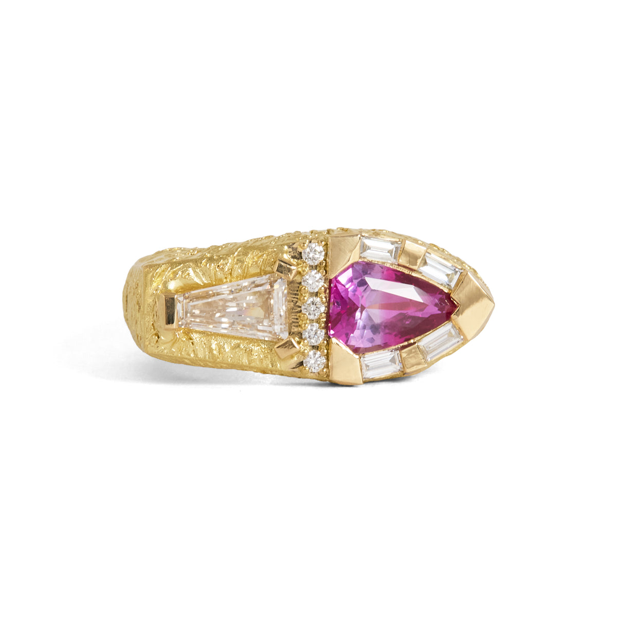 Spectra Bi-Colour Sapphire and Diamond Ring