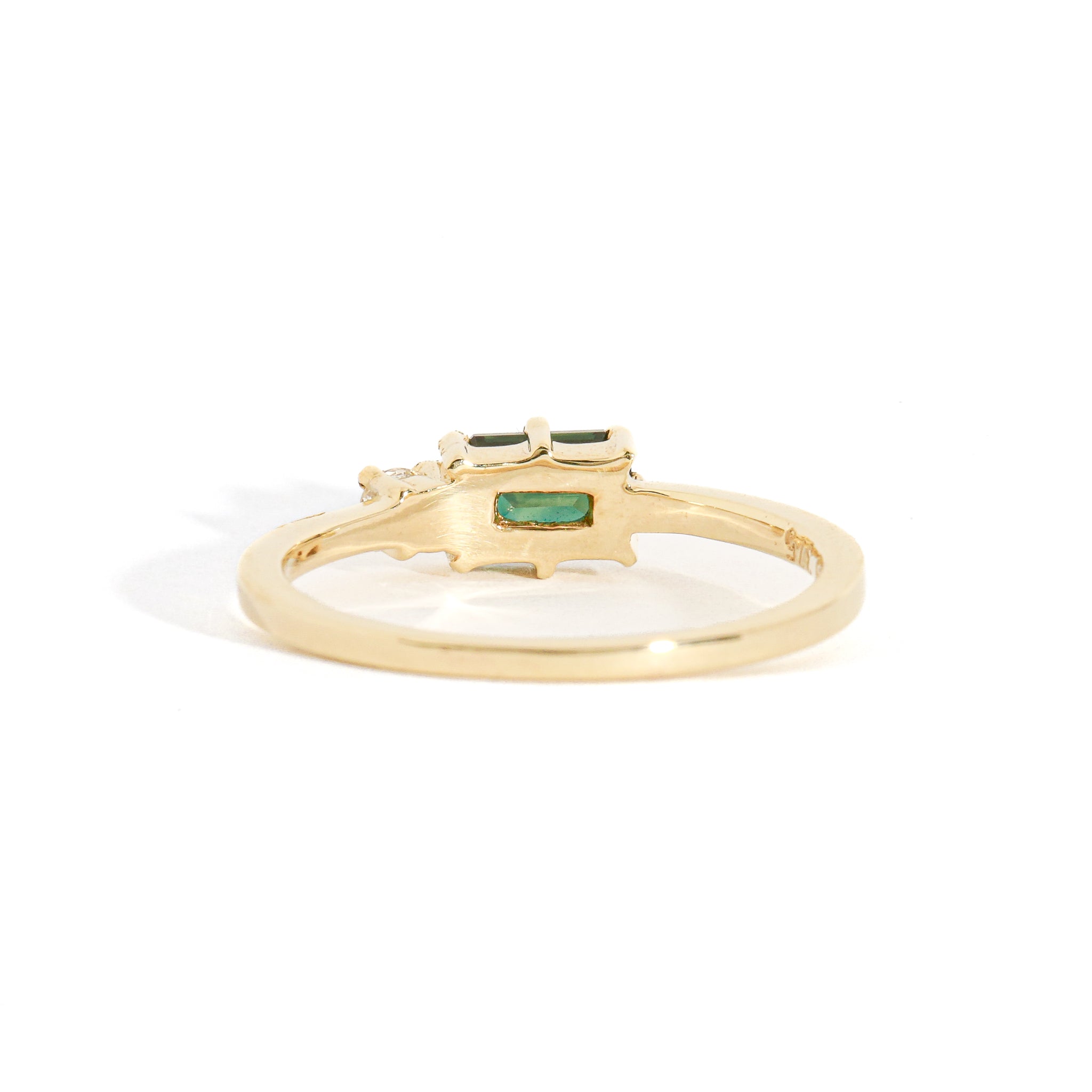 Horizon Sapphire and Diamond Ring