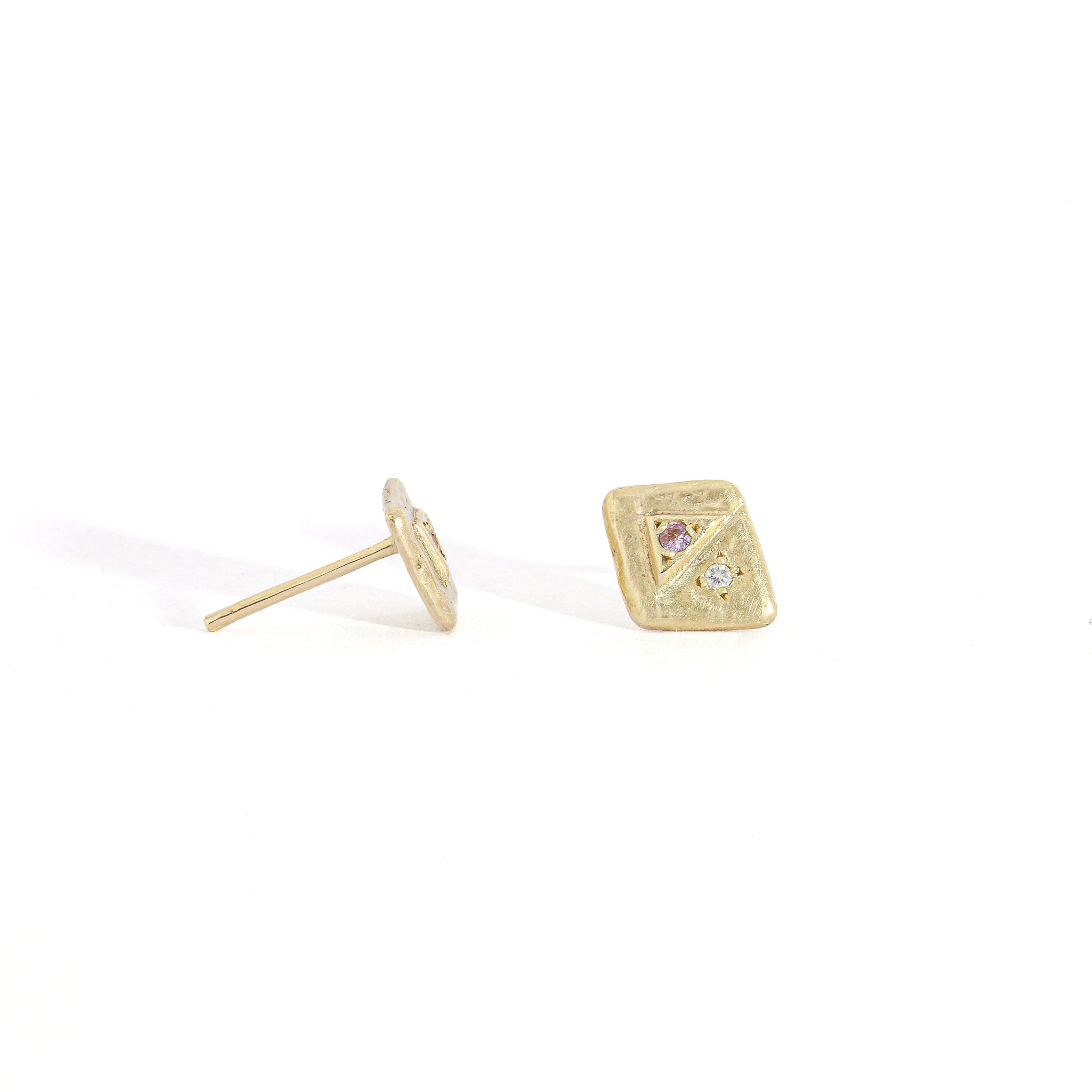 Portal Pink Sapphire Earrings