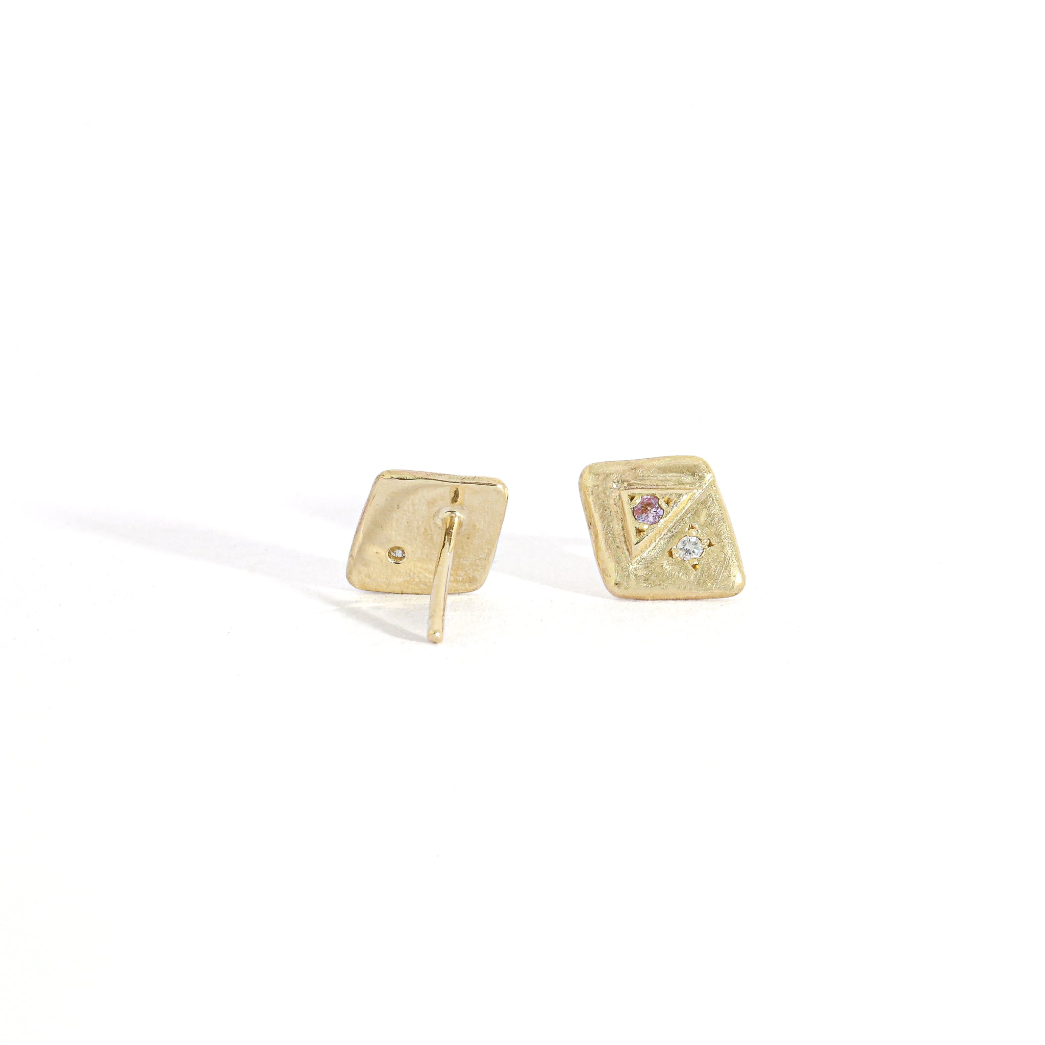 Portal Pink Sapphire Earrings