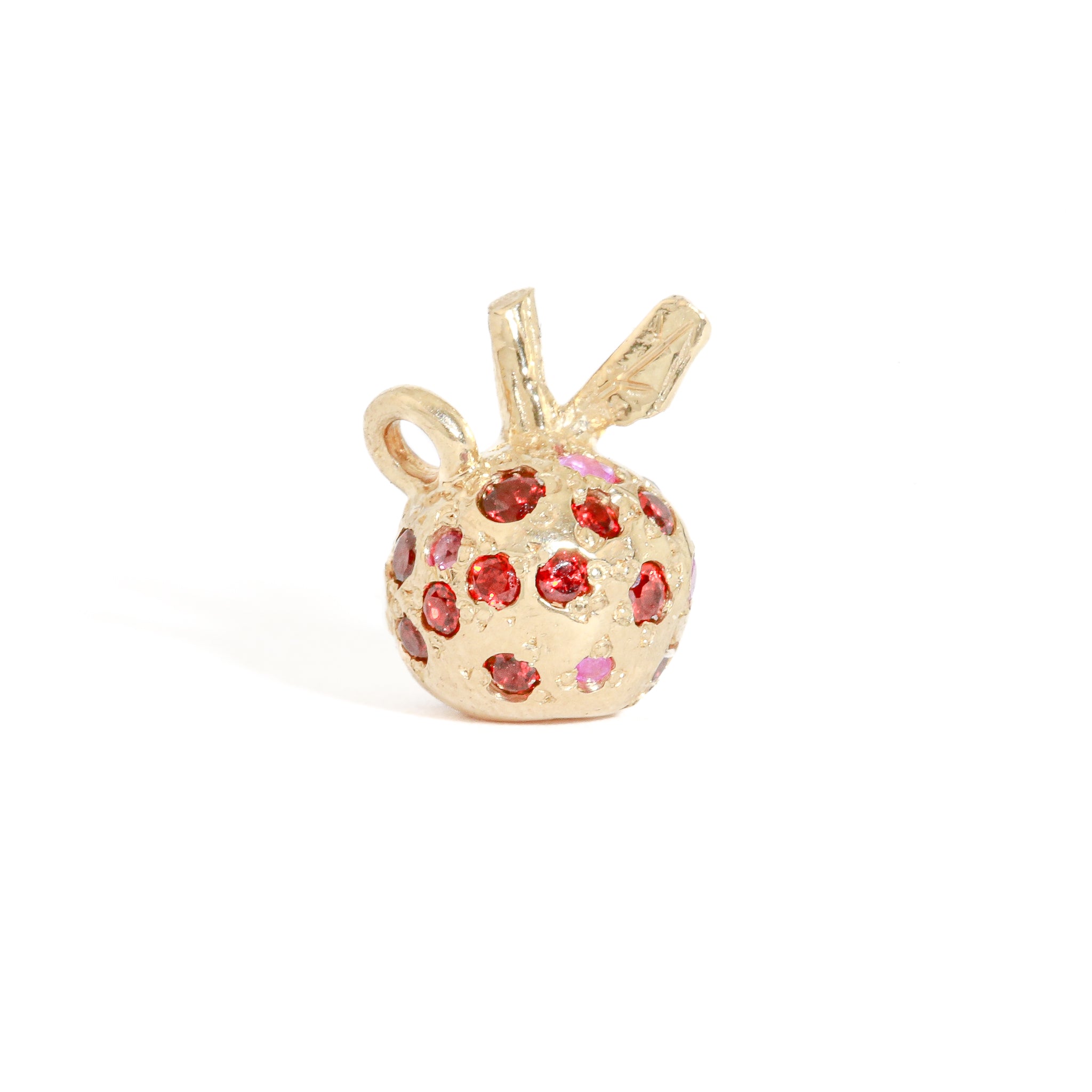 gold apple charm