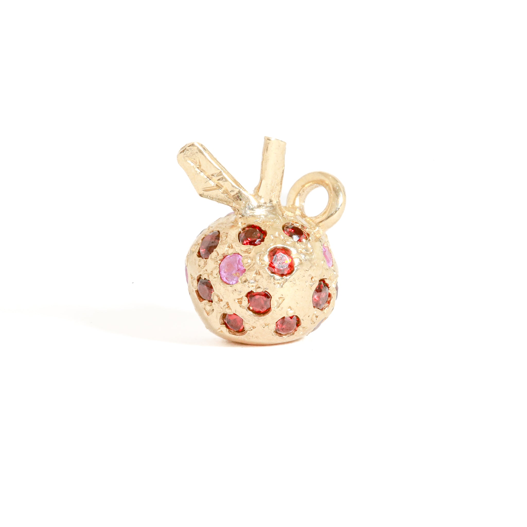 gold apple charm
