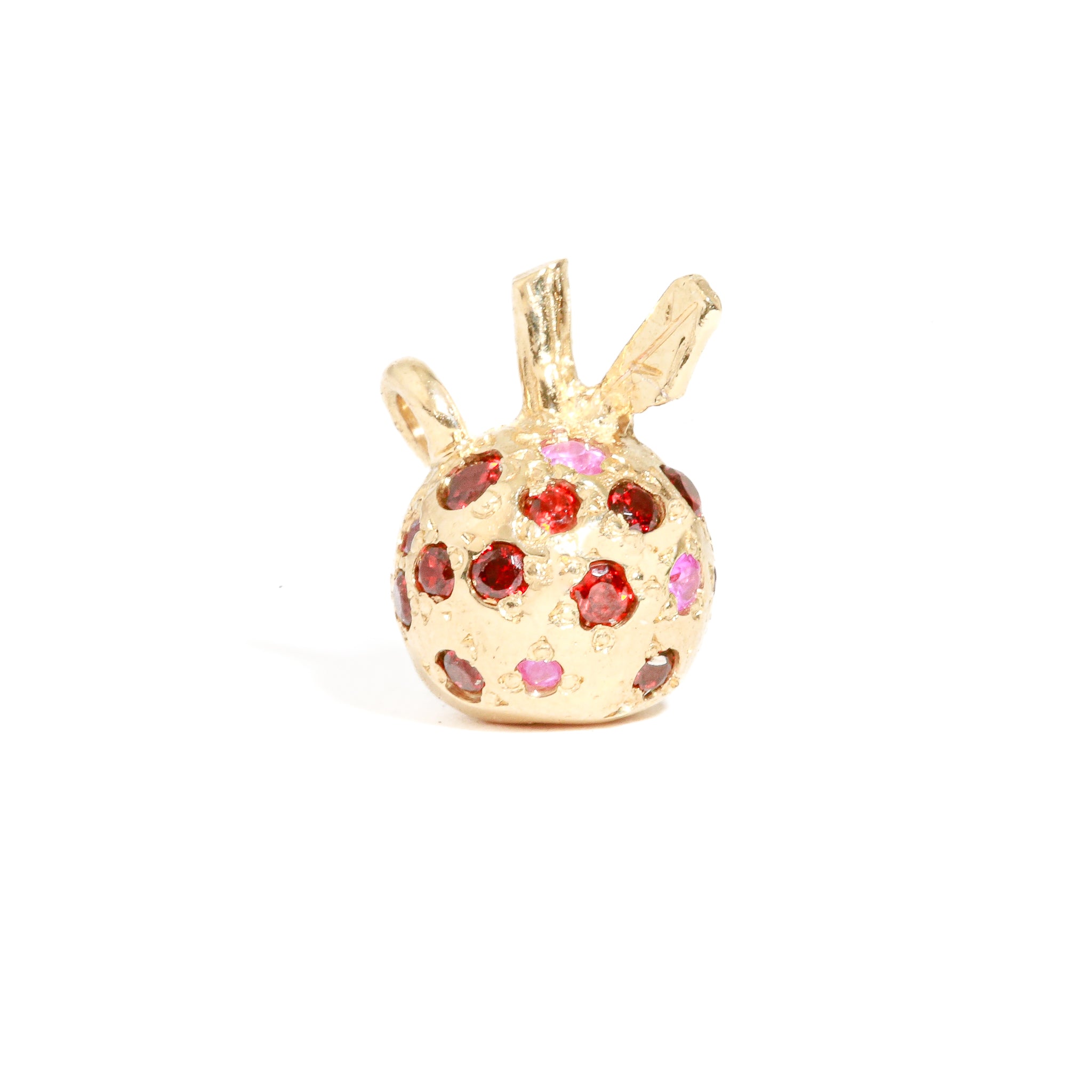 gold apple charm