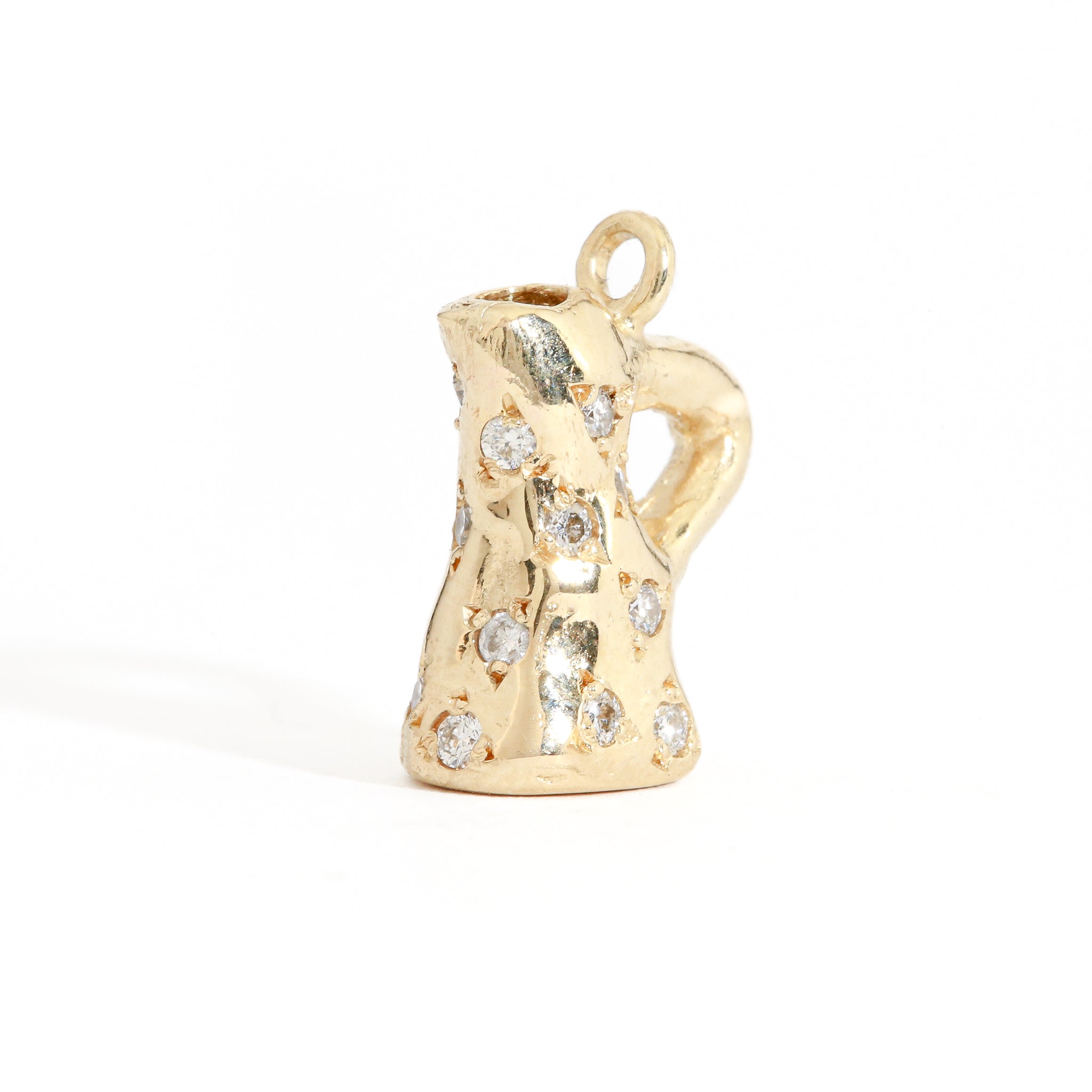 gold diamond charm