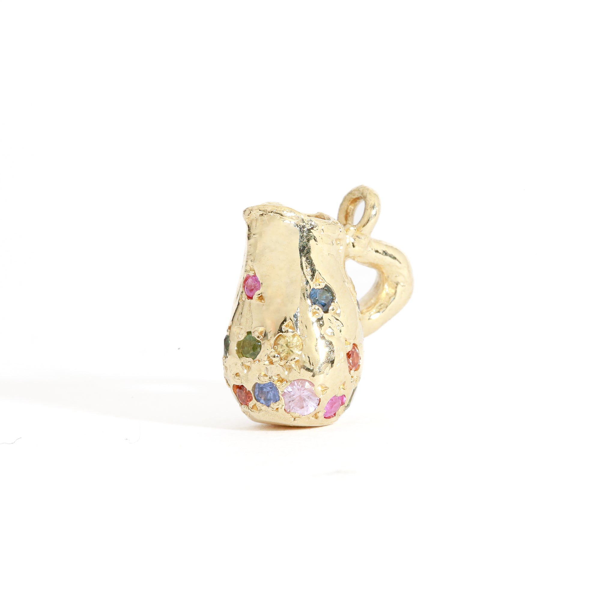 gold jug charm