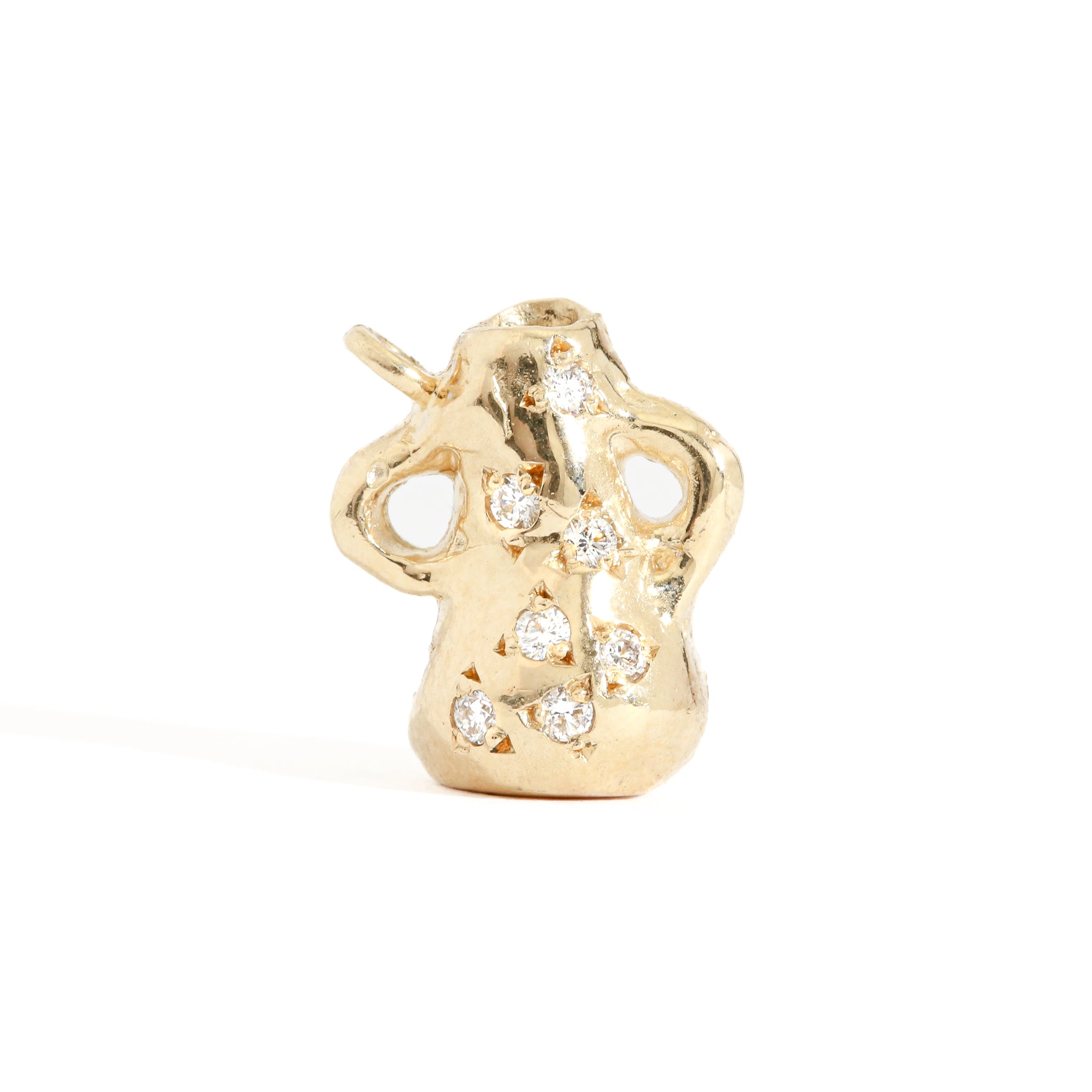 gold diamond charm