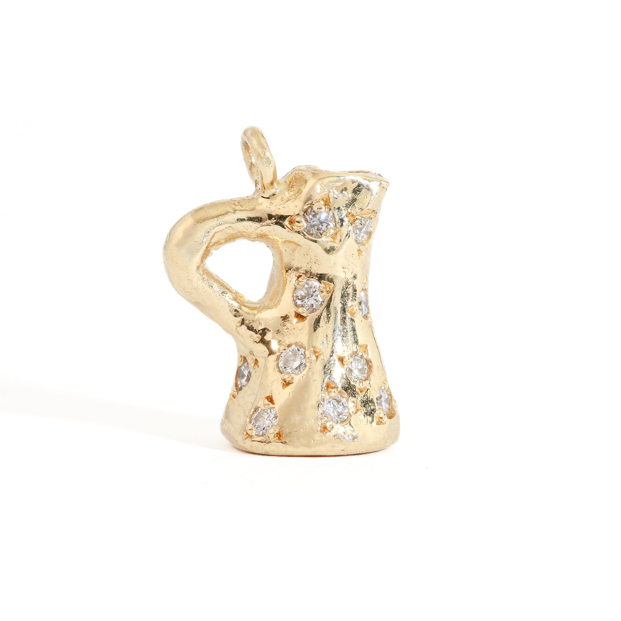 gold diamond charm