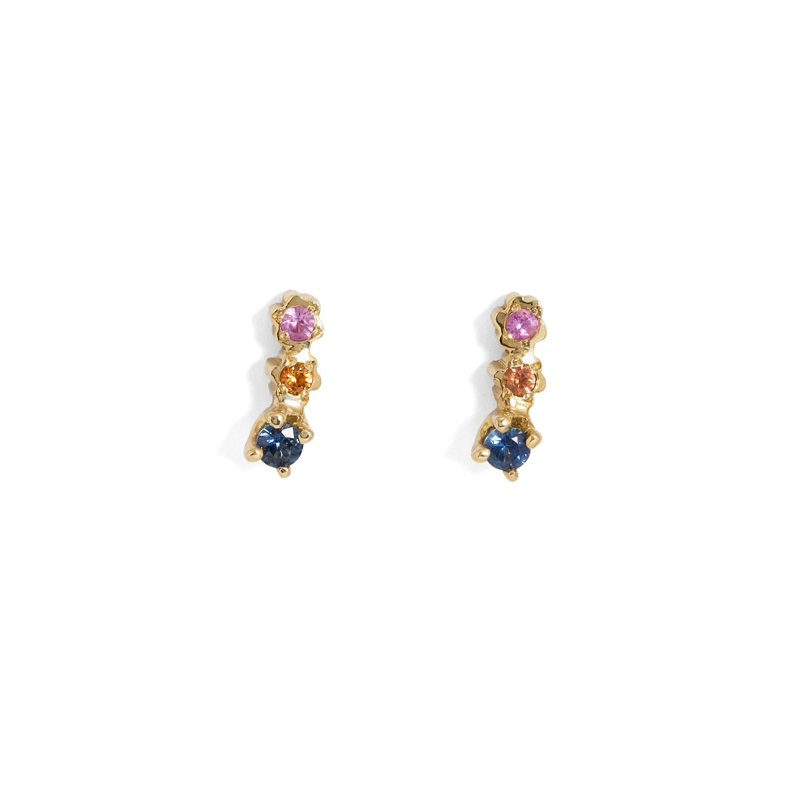 Wildflower Sapphire Studs