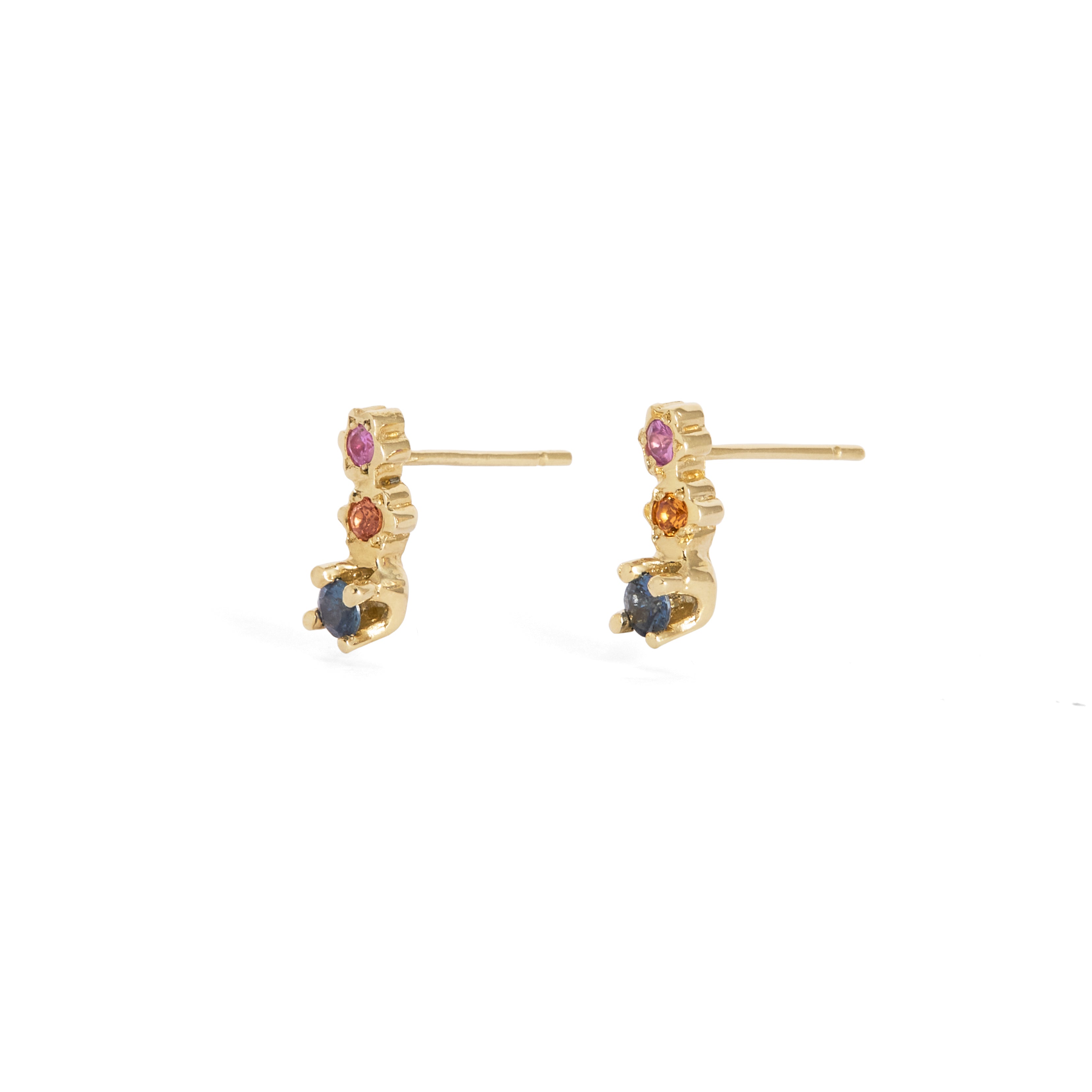 Wildflower Sapphire Studs