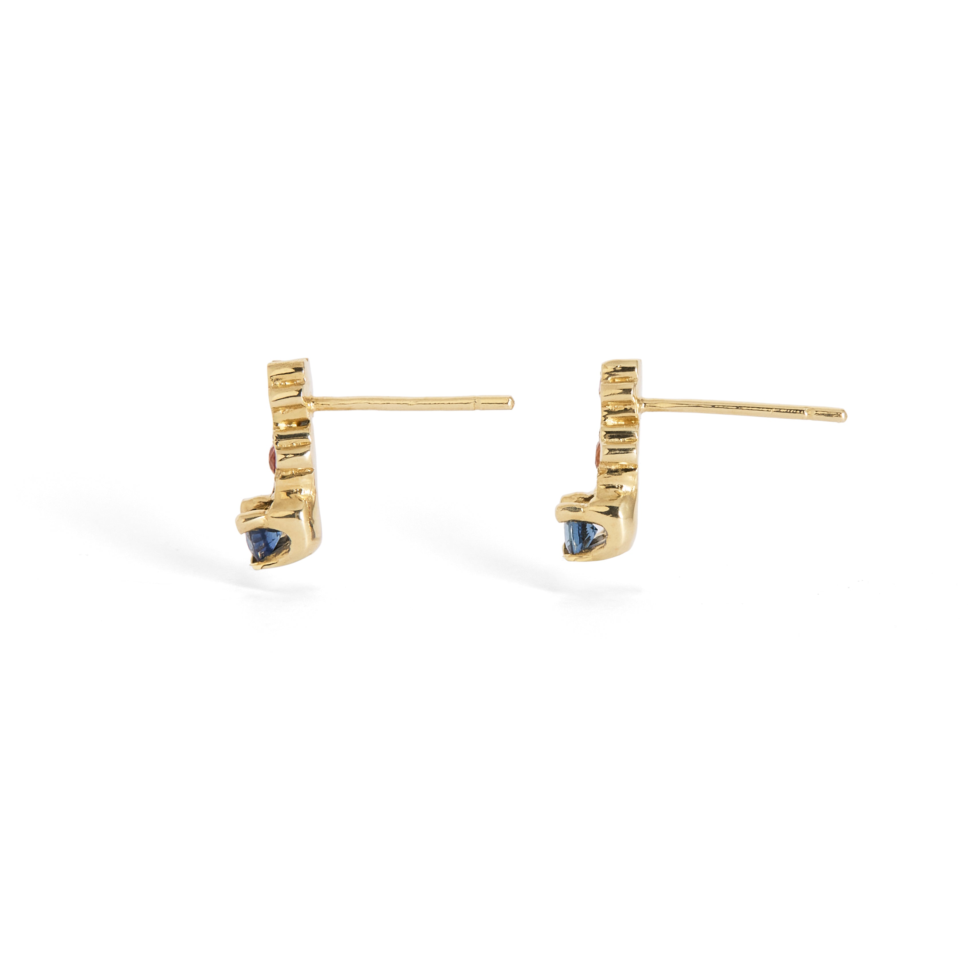Wildflower Sapphire Studs