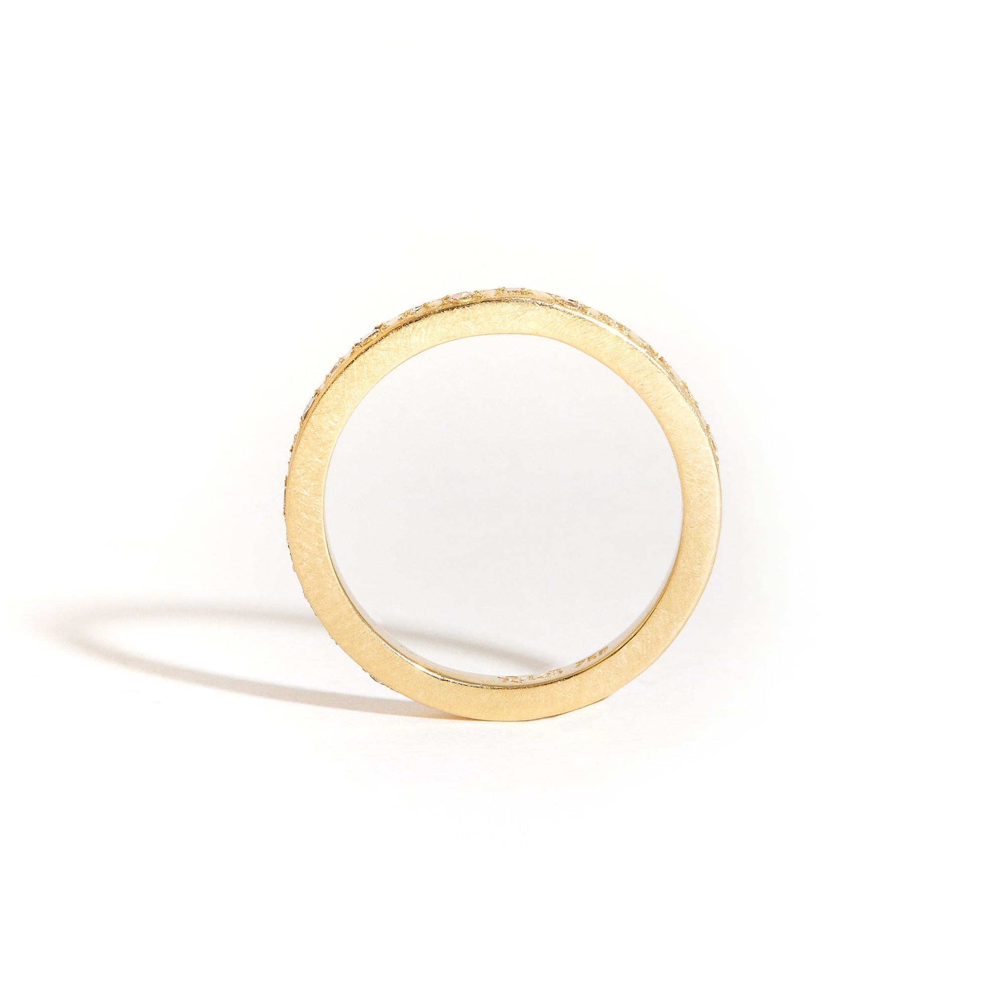 Twilight Wedding Band | Handmade Diamond Wedding Ring in 18ct Gold