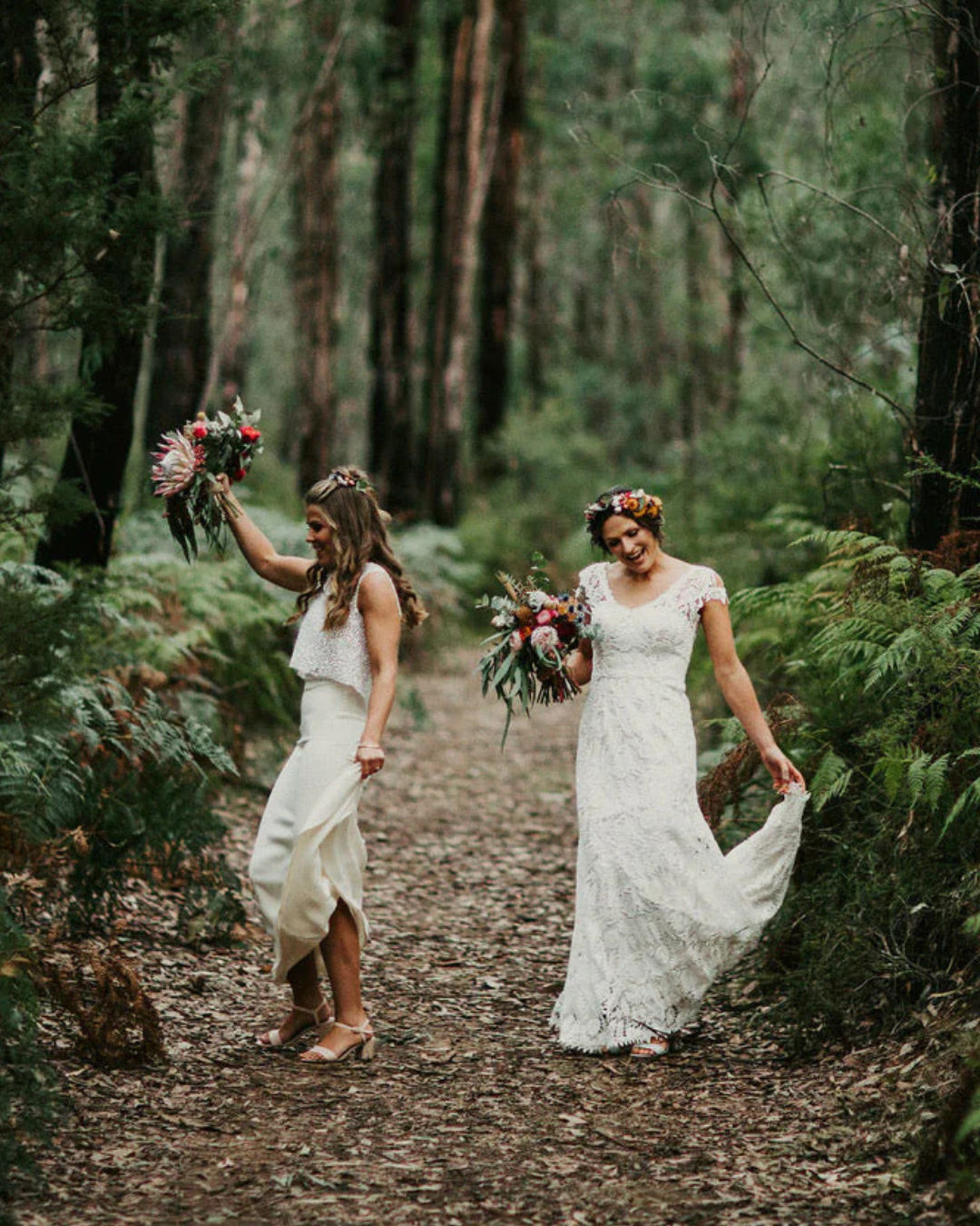 CAITLIN & STEPHANIE  - a forest wedding