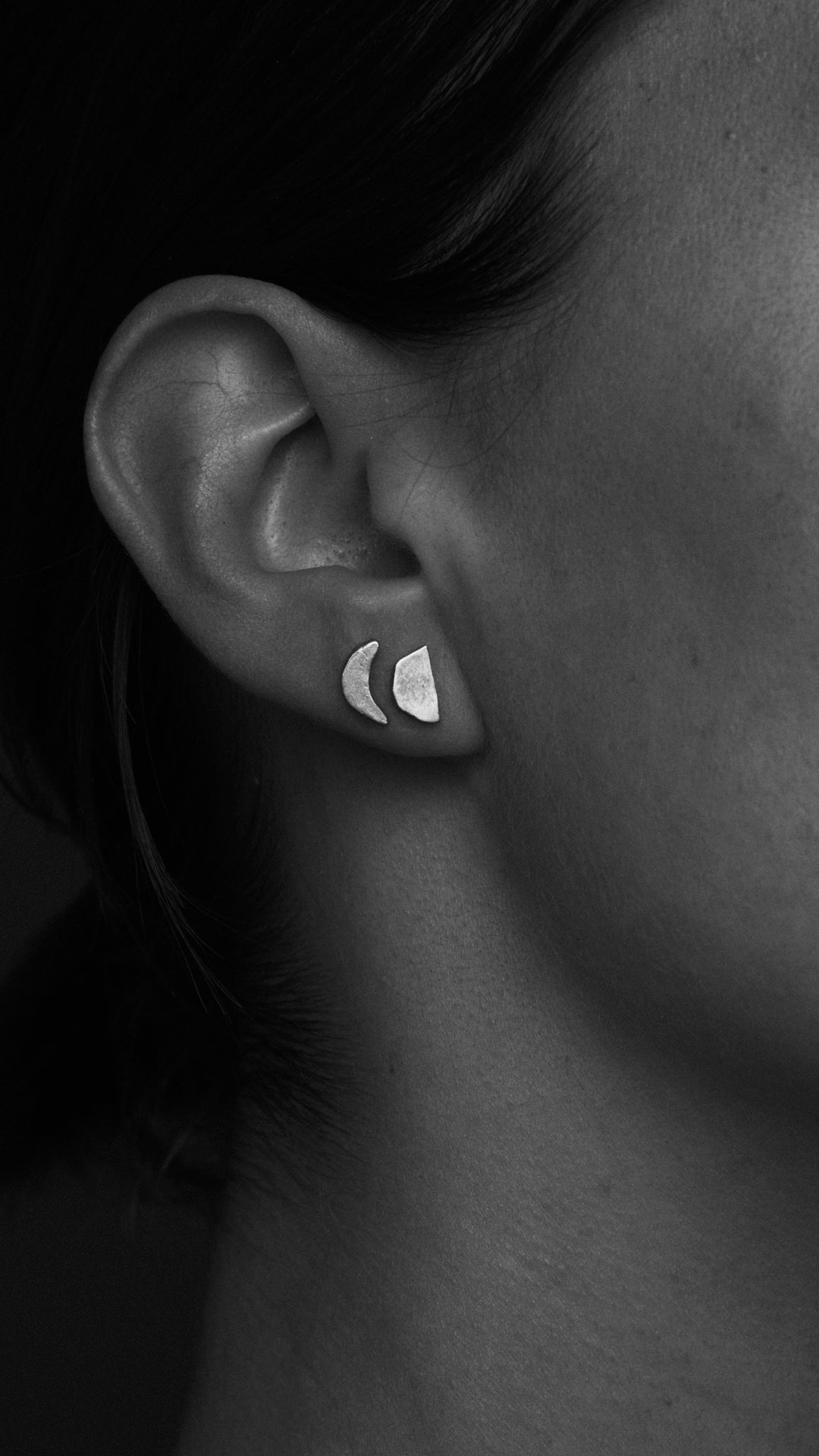 Half Moon Earrings