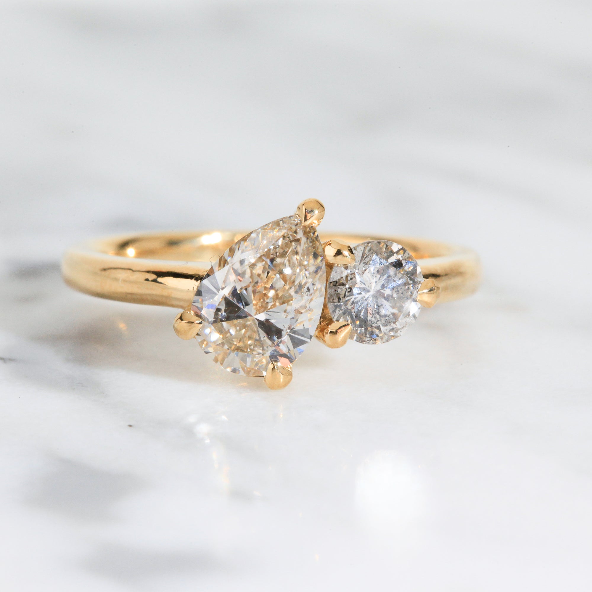 Toi et Moi diamond ring