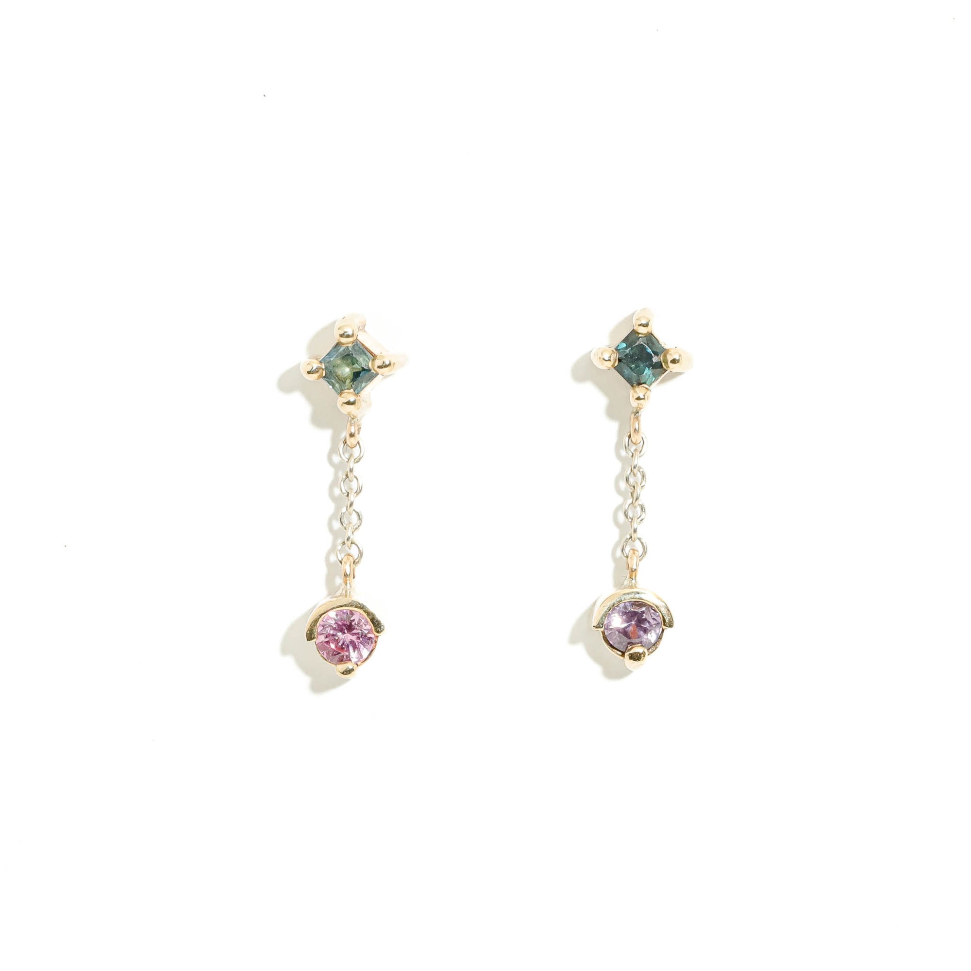 Vision Pink Sapphire Earrings