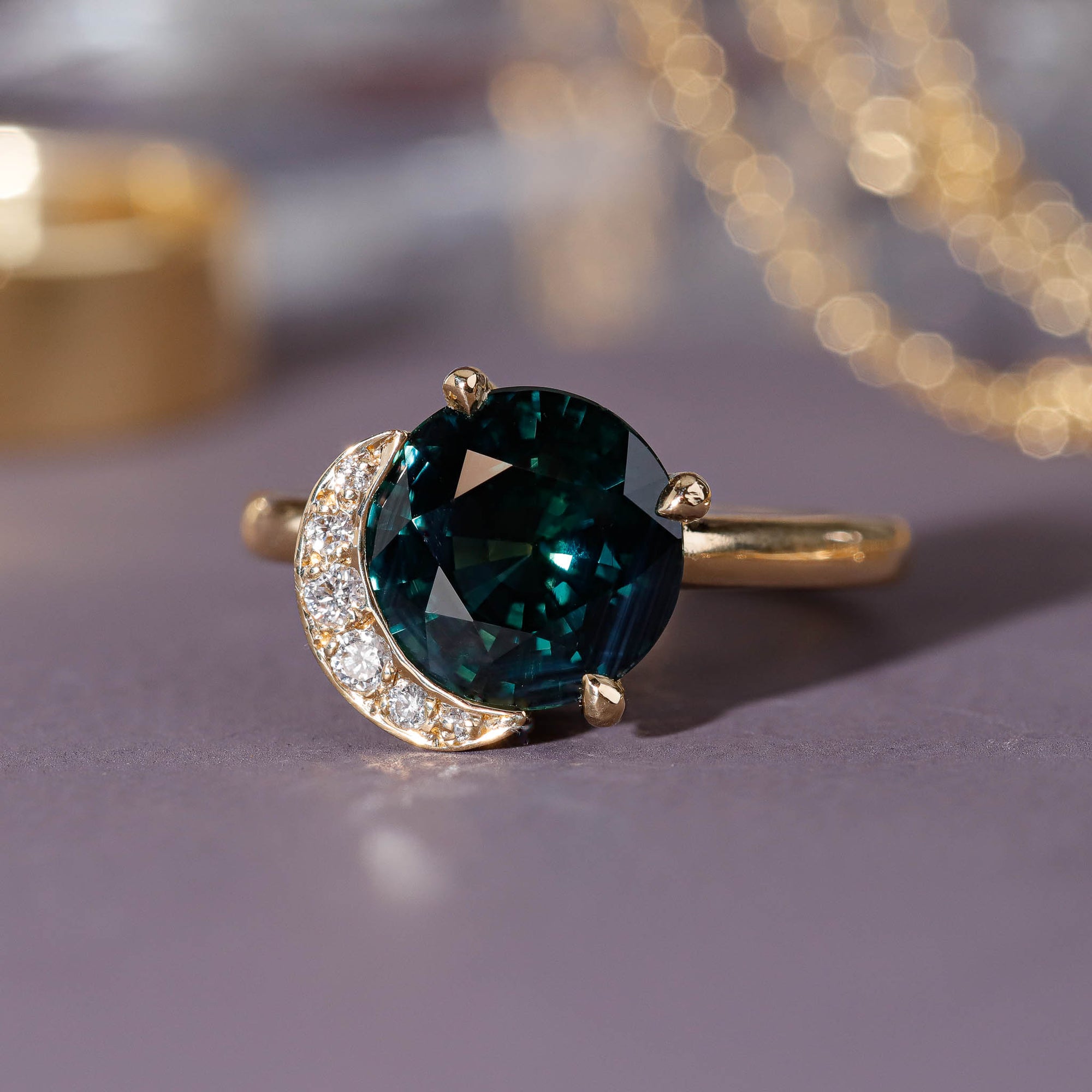 Equinox Sapphire and Diamond Ring