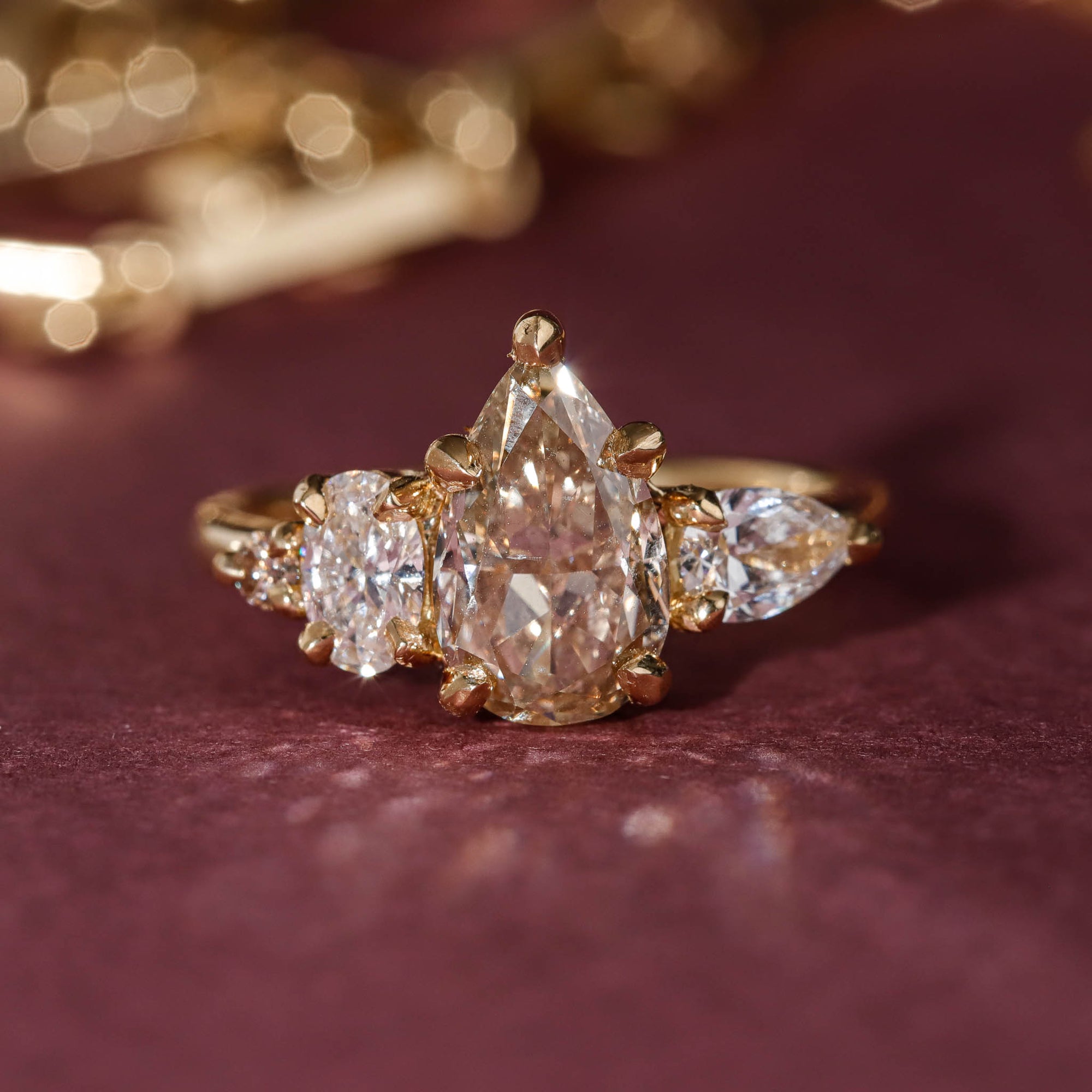 Cascade Diamond Ring