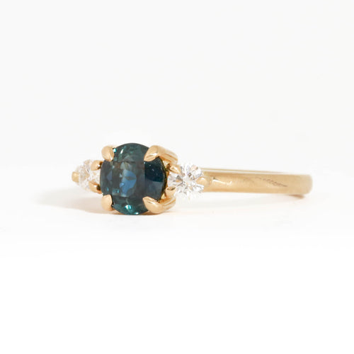 Amnis Sapphire and Diamond Ring | Black Finch Jewellery, Melbourne