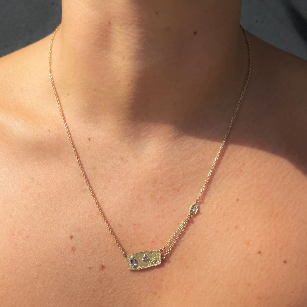 Kaleidoscope Sapphire Necklace