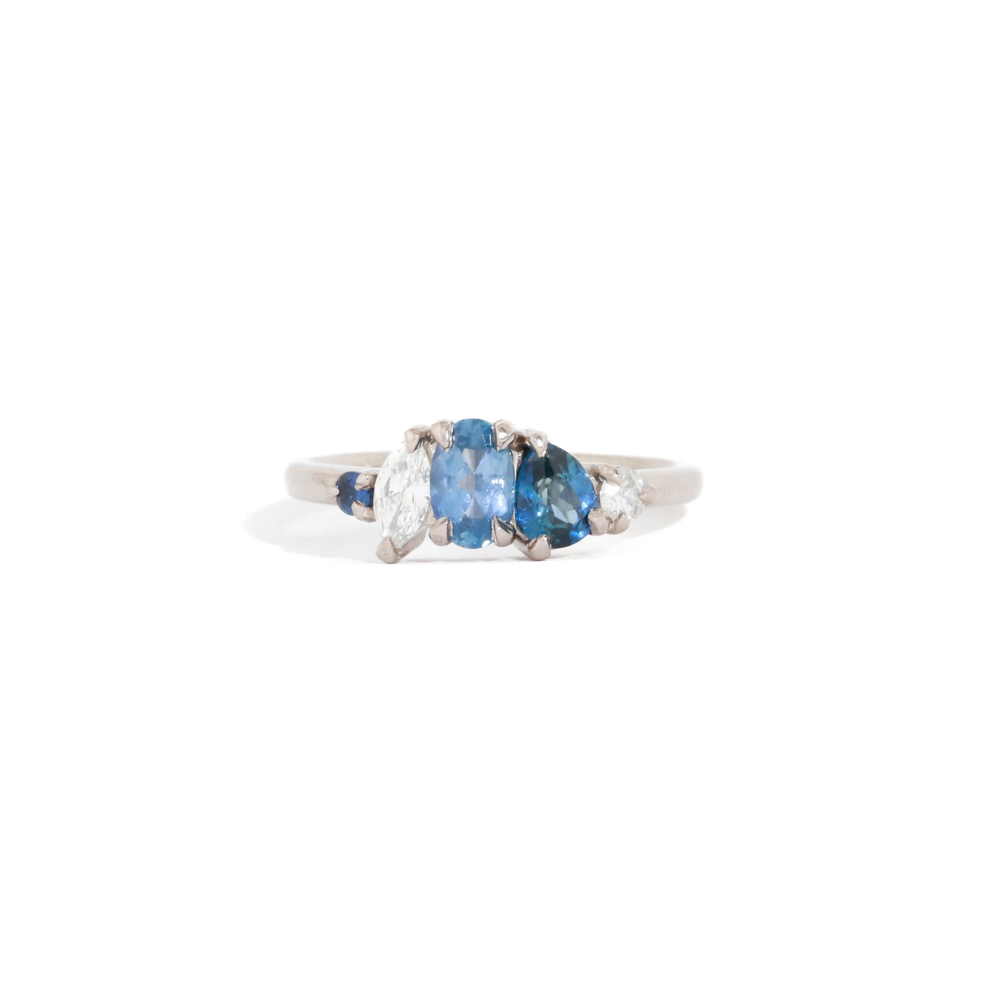 Litus Sapphire and Diamond Ring