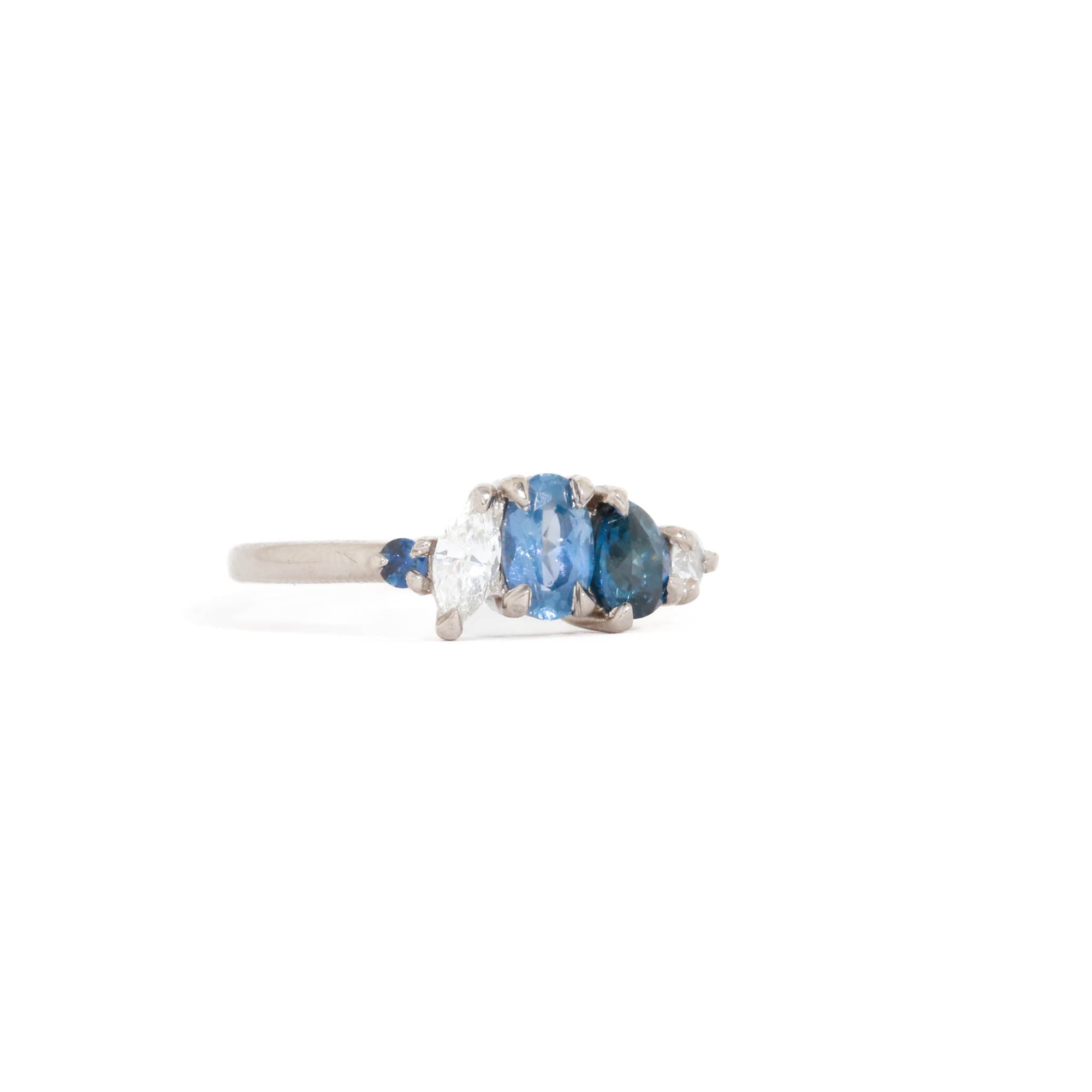 Litus Sapphire and Diamond Ring