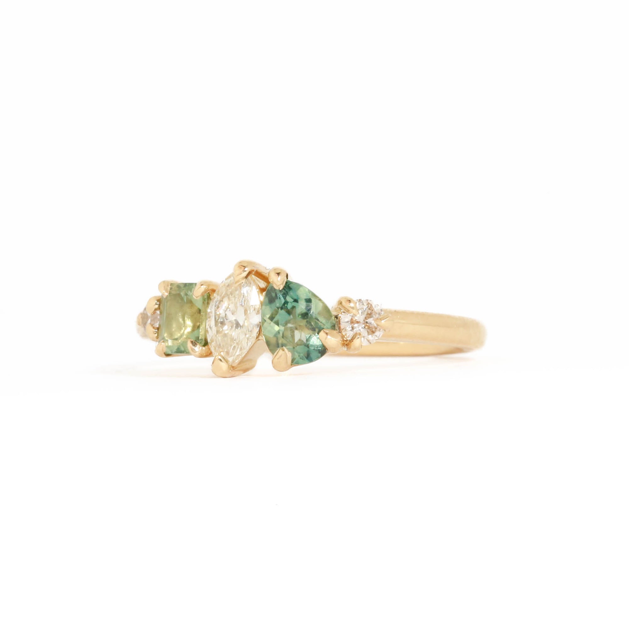 Lucida Sapphire and Diamond Ring