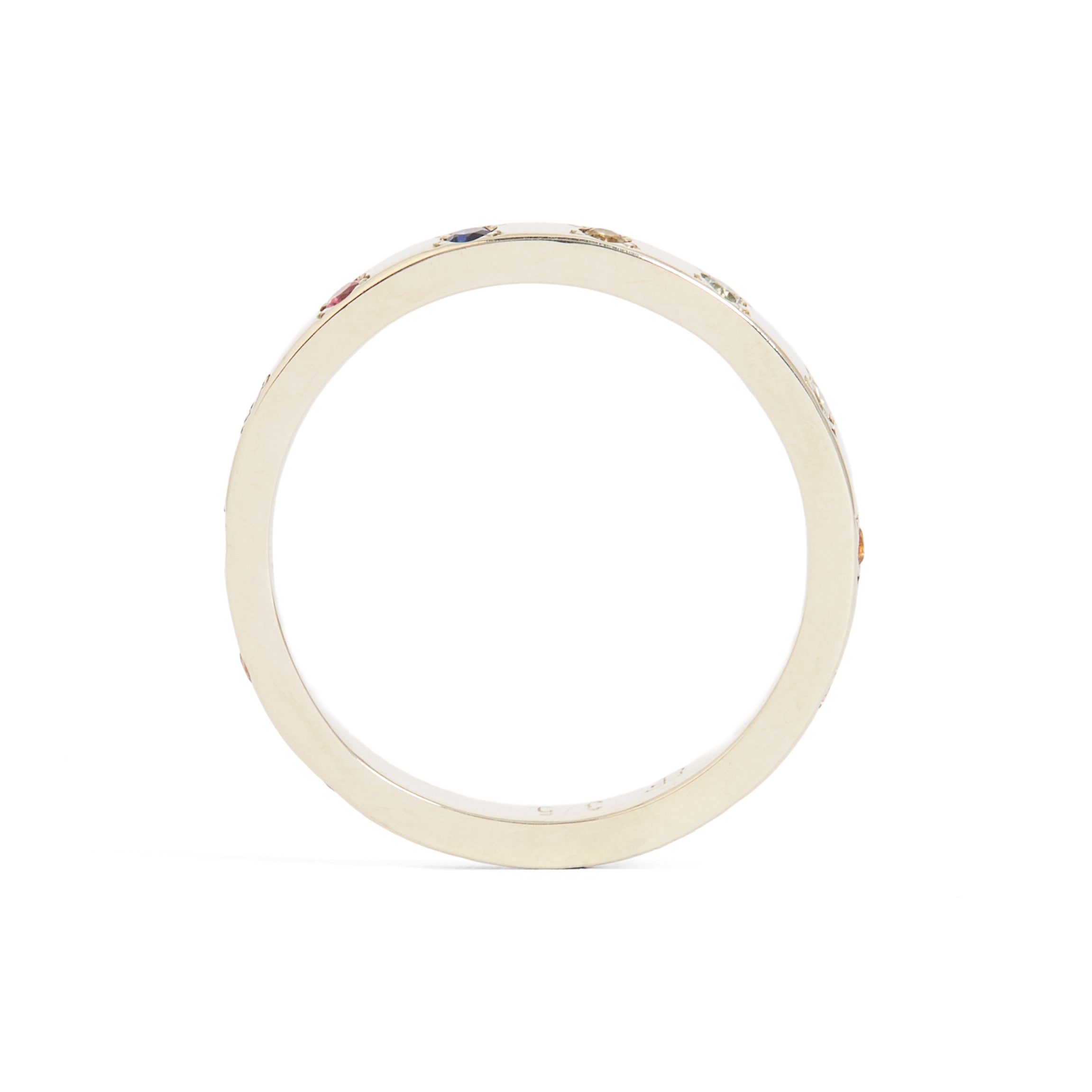 Rainbow Dust Sapphire Band