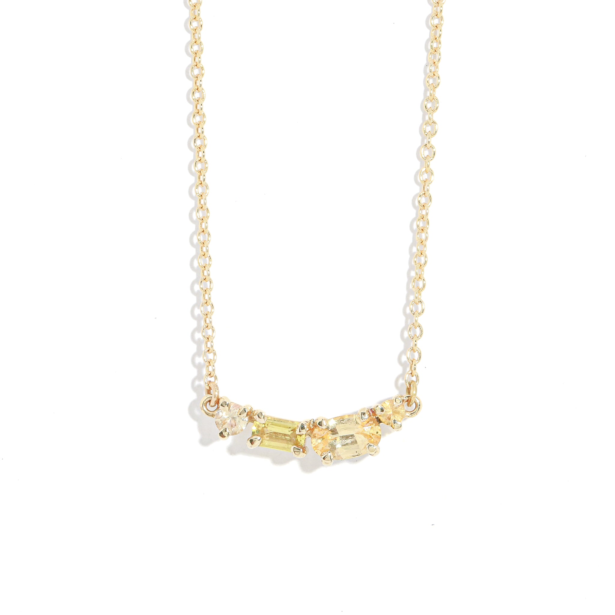 Canary Sapphire Necklace