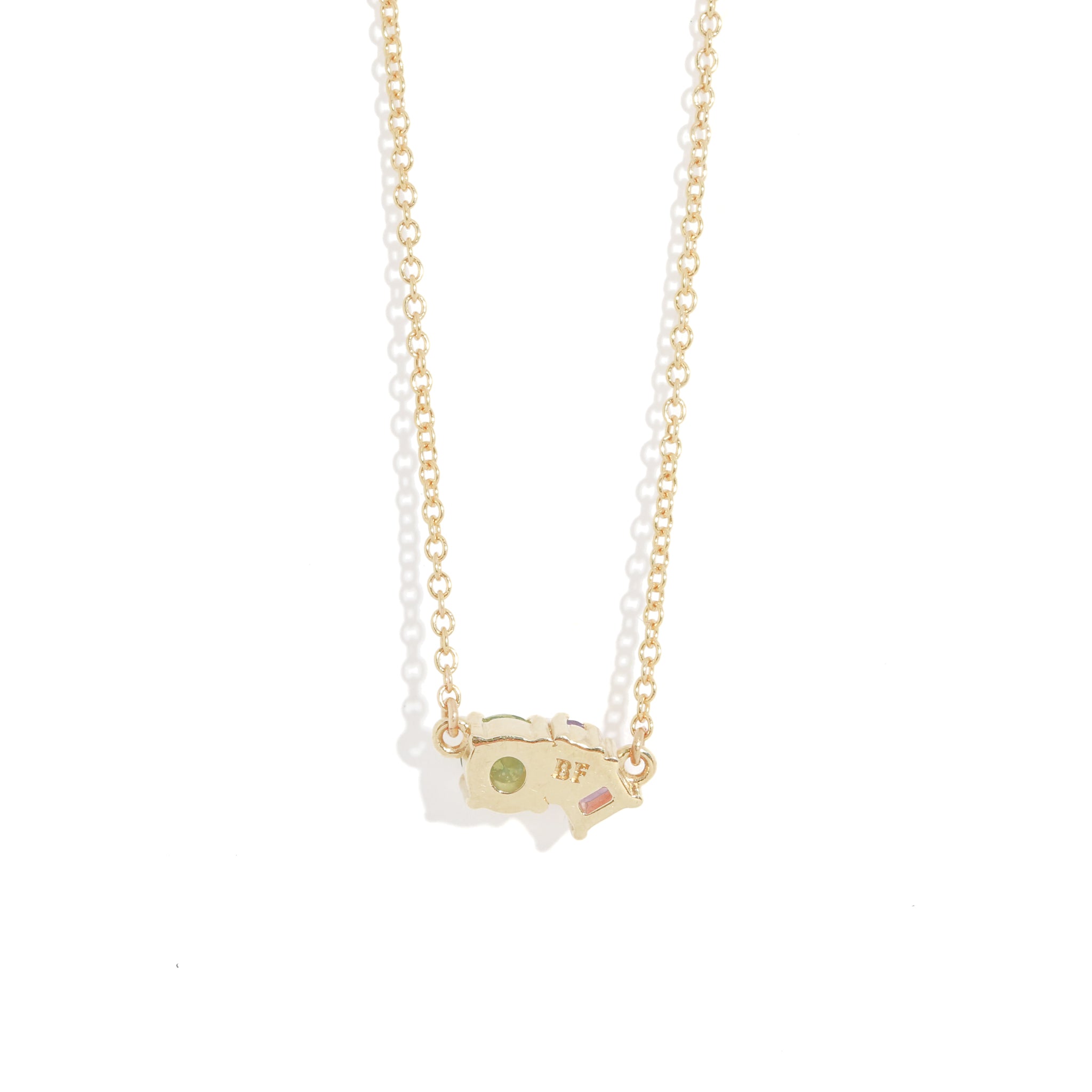 Lotus Sapphire Necklace