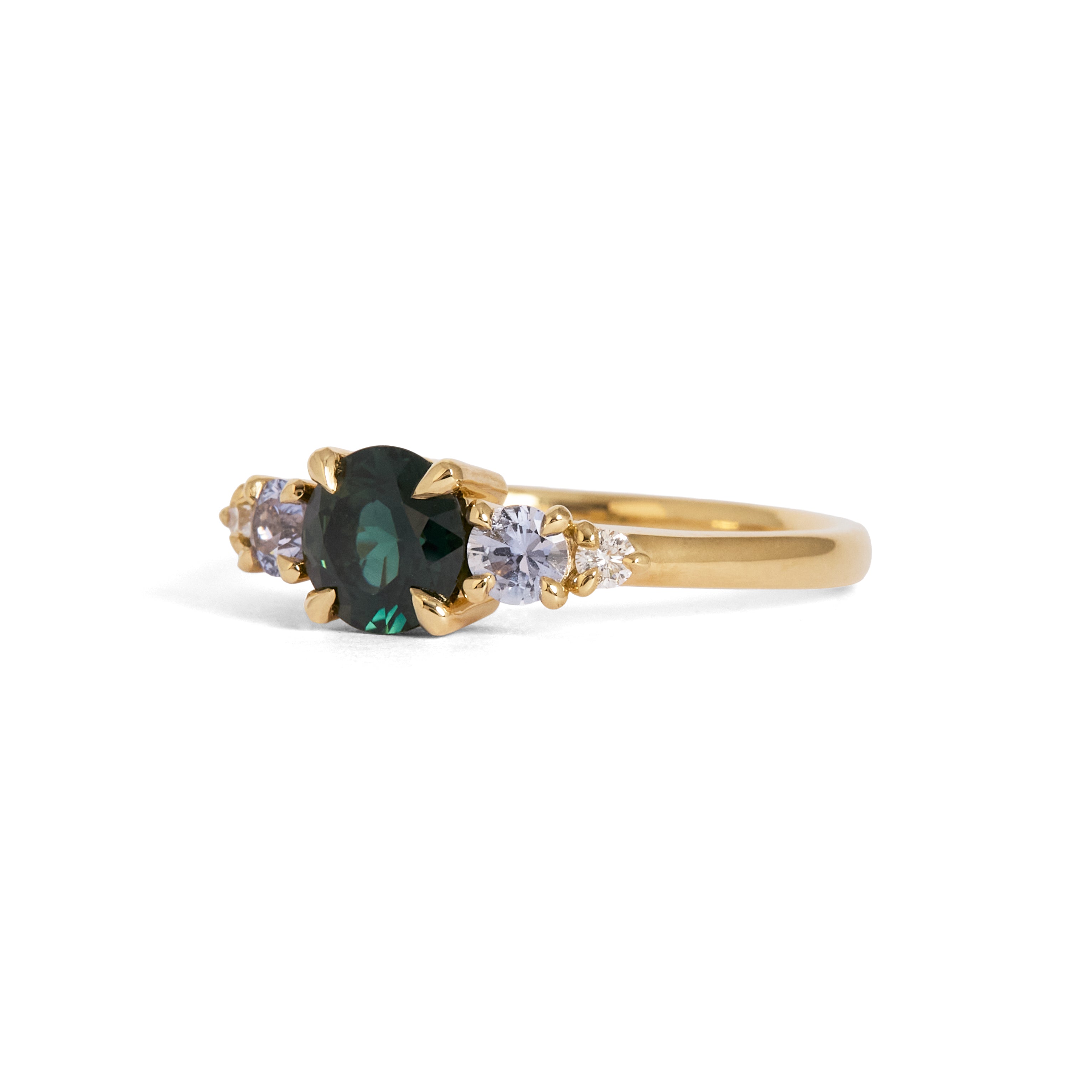 Elara Sapphire and Diamond Ring