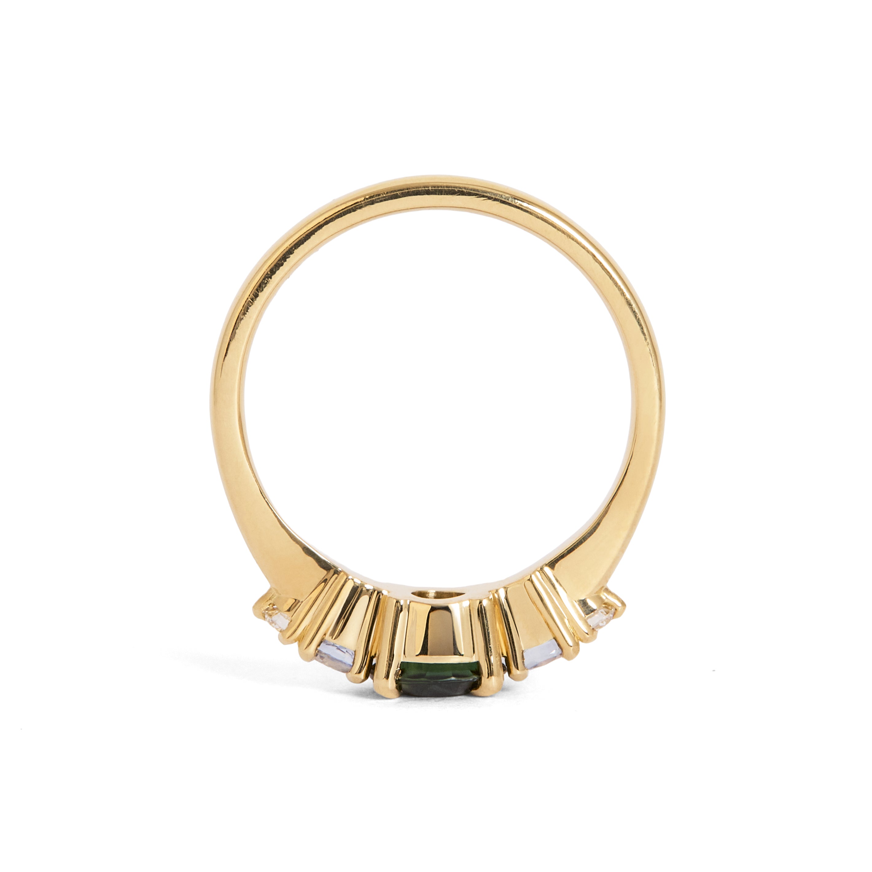 Elara Sapphire and Diamond Ring