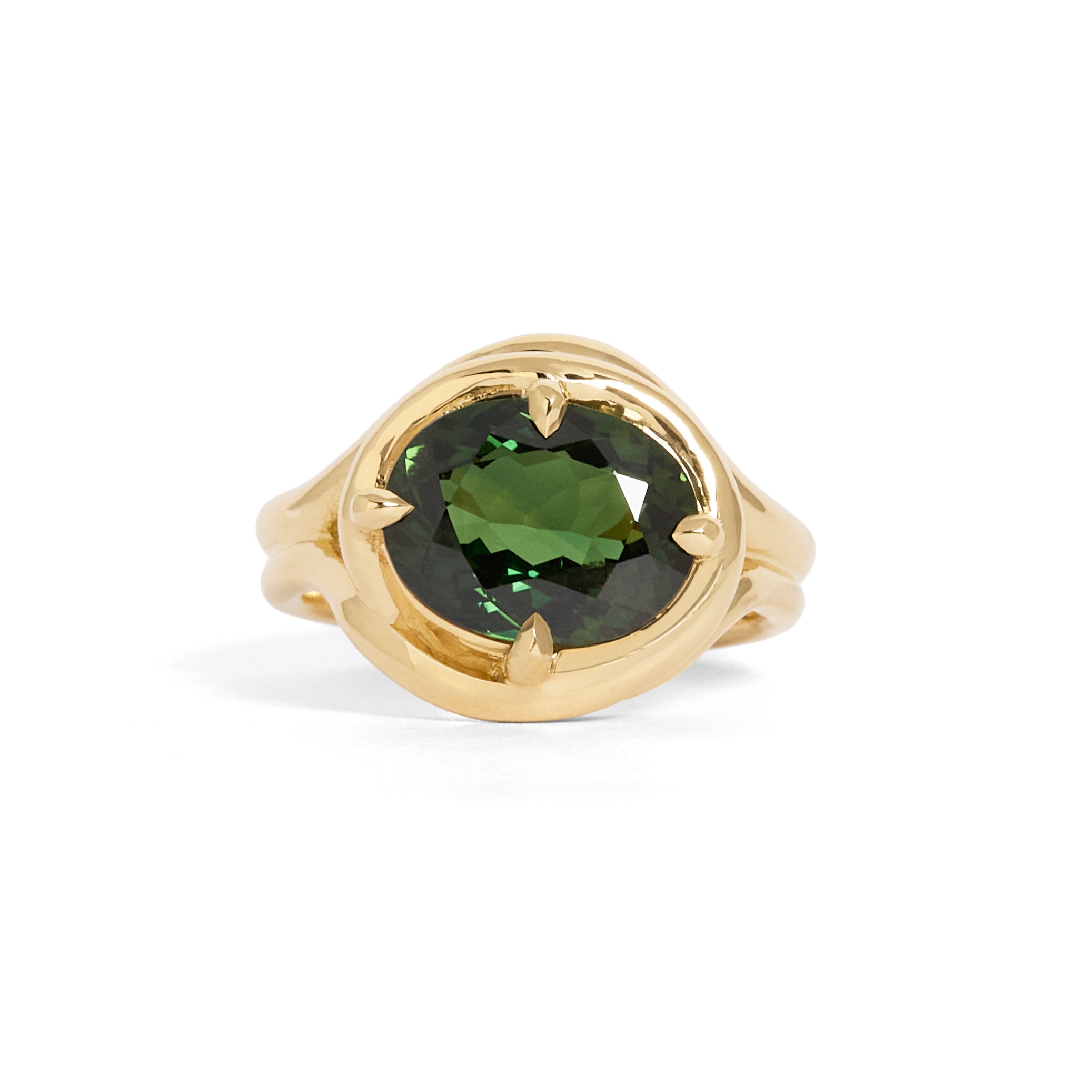 Verdant Solitaire Ring