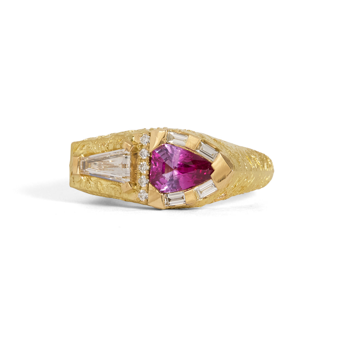 Spectra Bi-Colour Sapphire and Diamond Ring