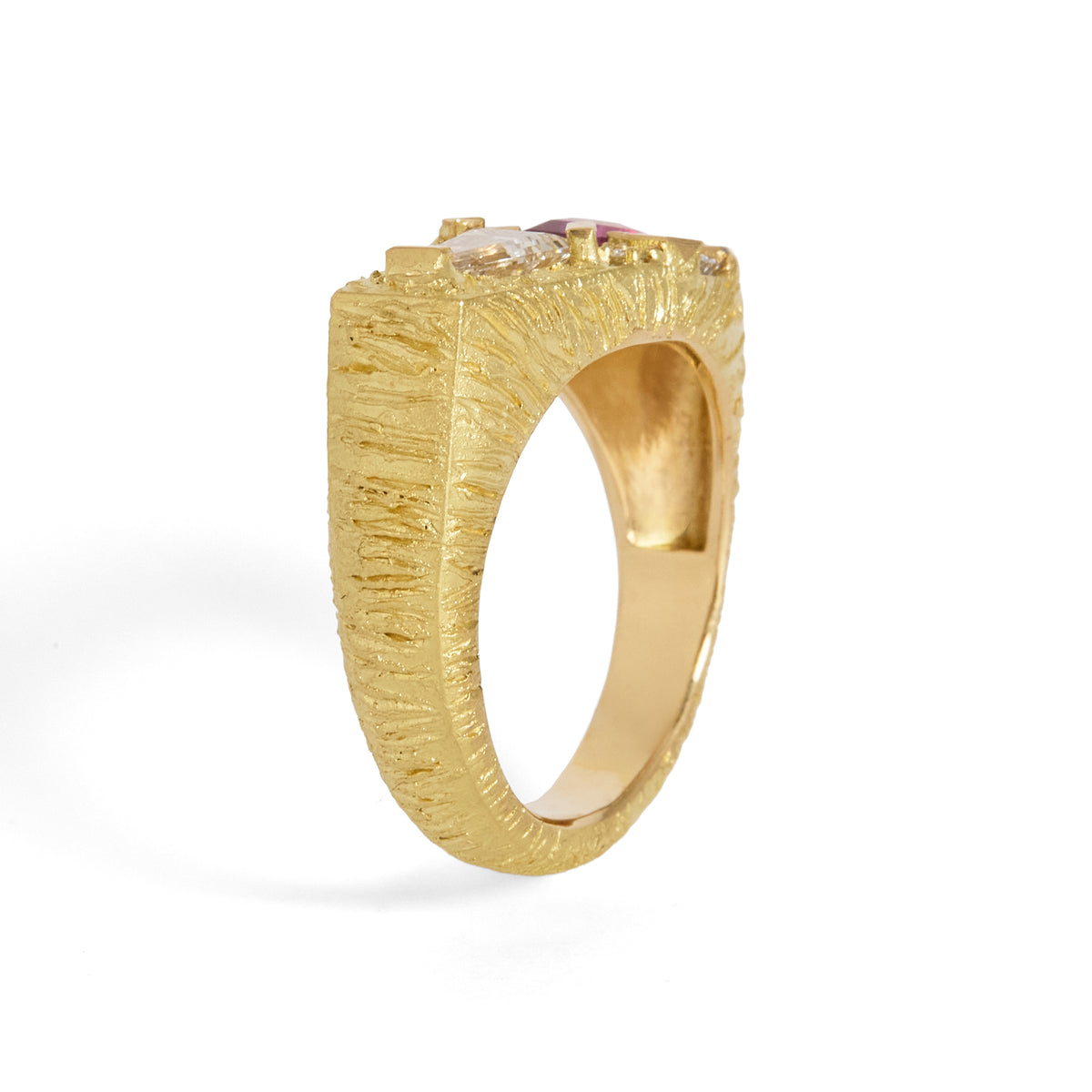 Spectra Bi-Colour Sapphire and Diamond Ring