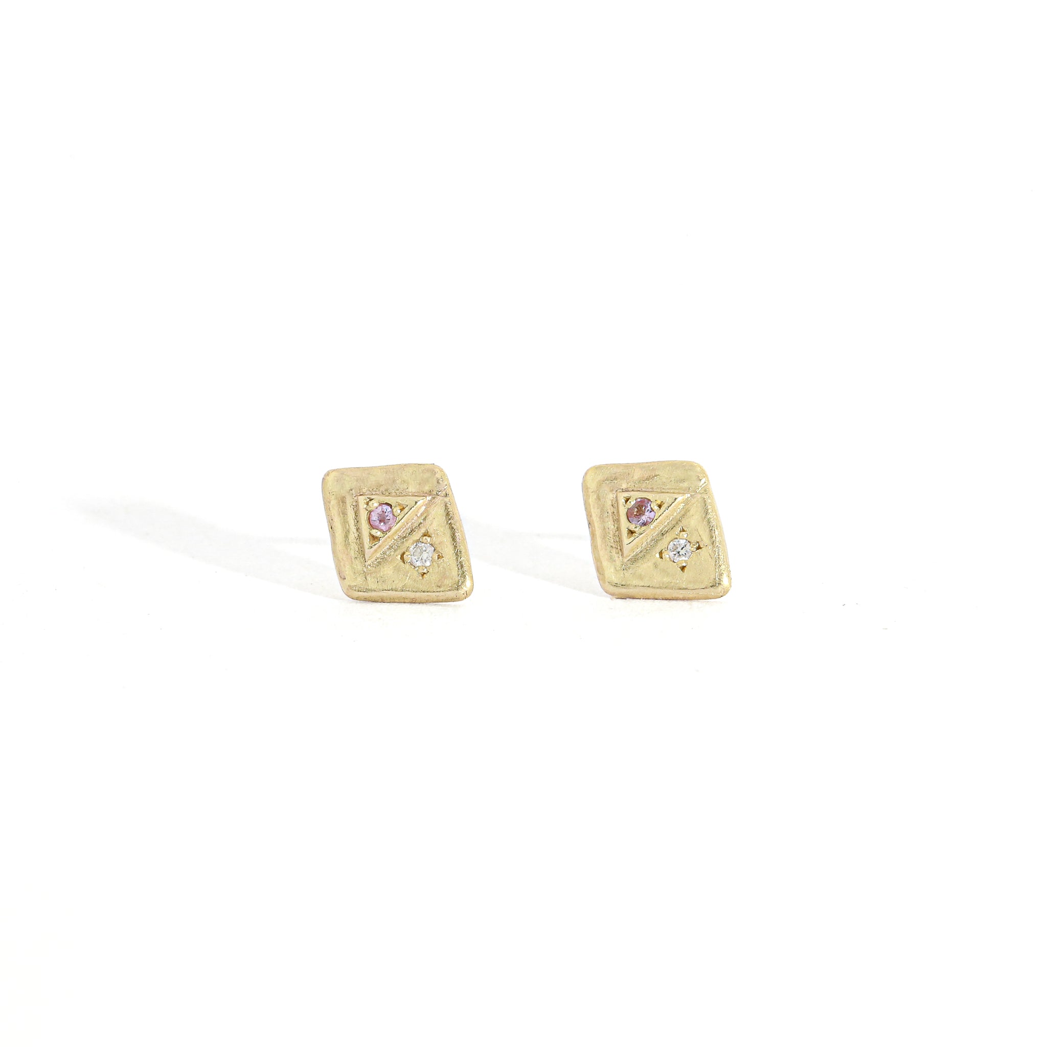 Portal Pink Sapphire Earrings