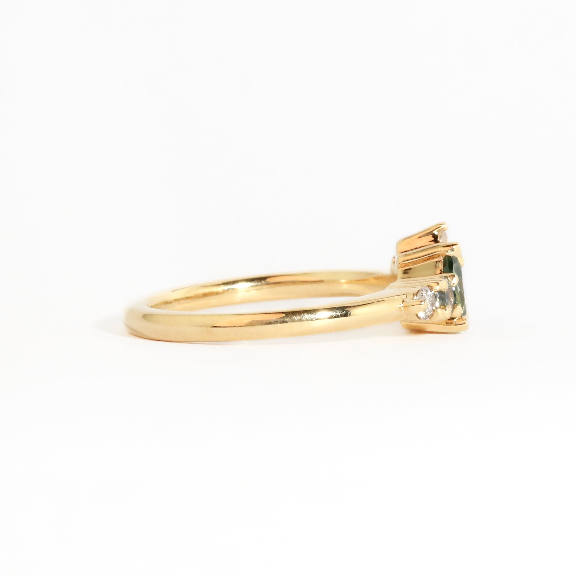 Rivus Sapphire and Diamond Ring