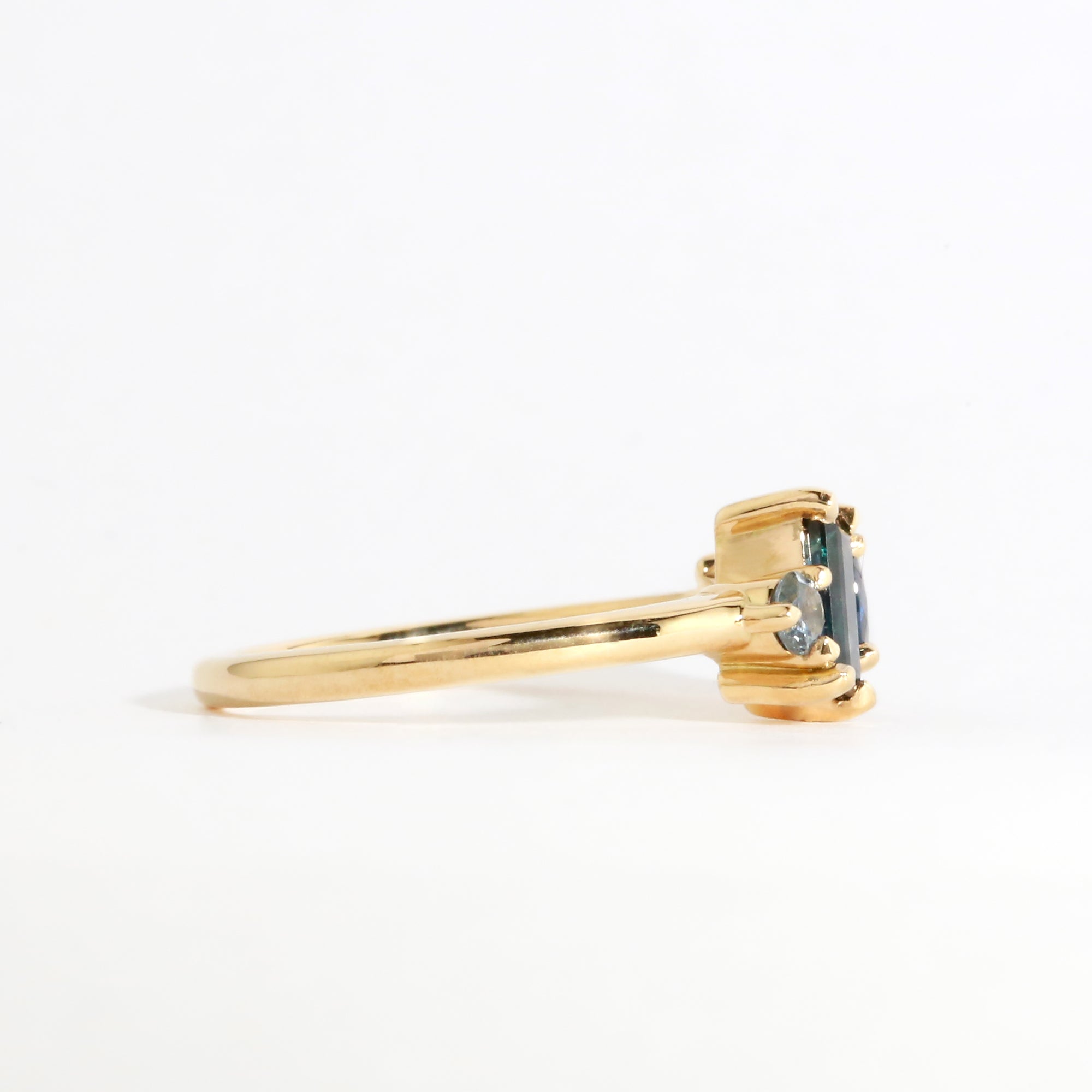 Mare Sapphire and Diamond Ring