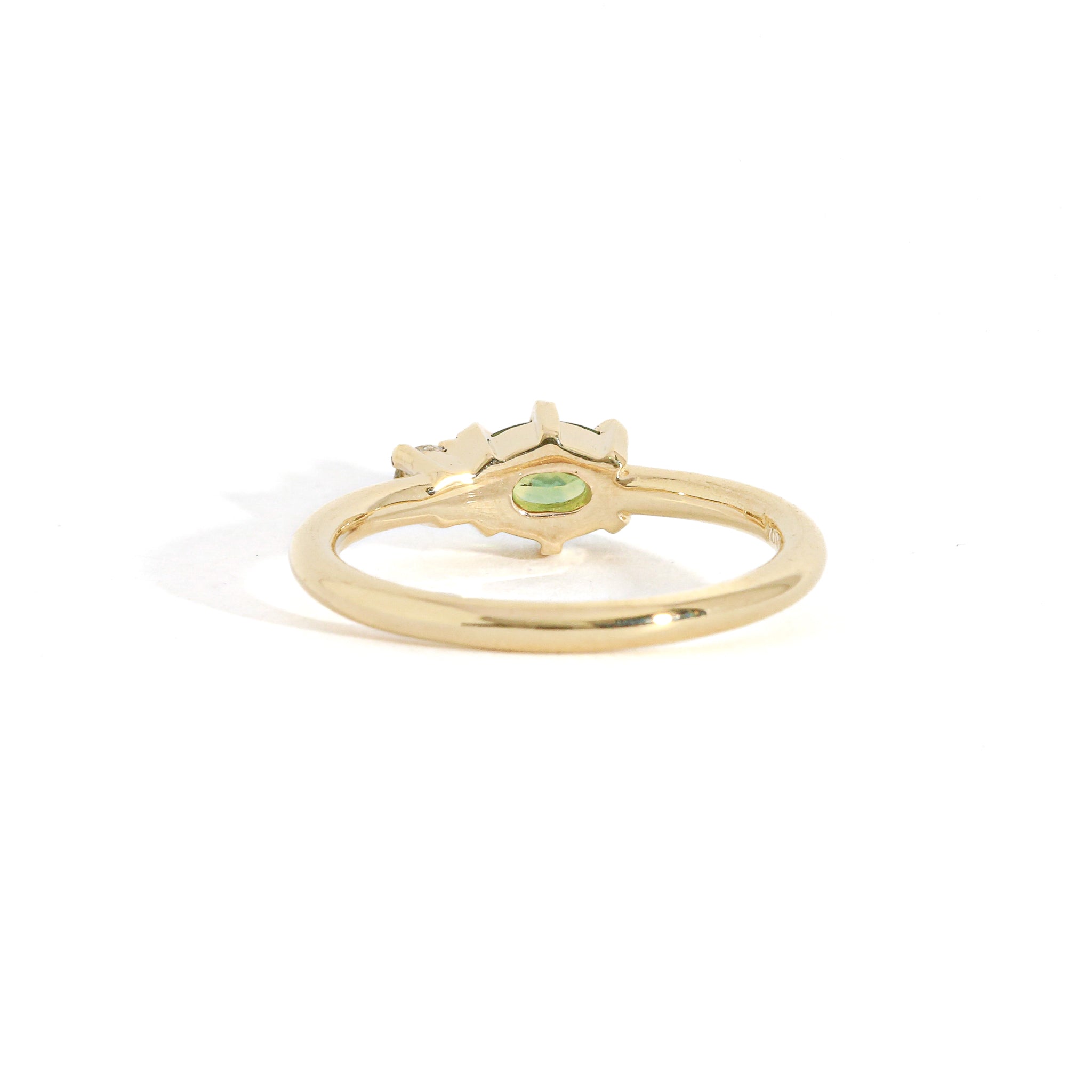 Summer Sapphire and Diamond Ring