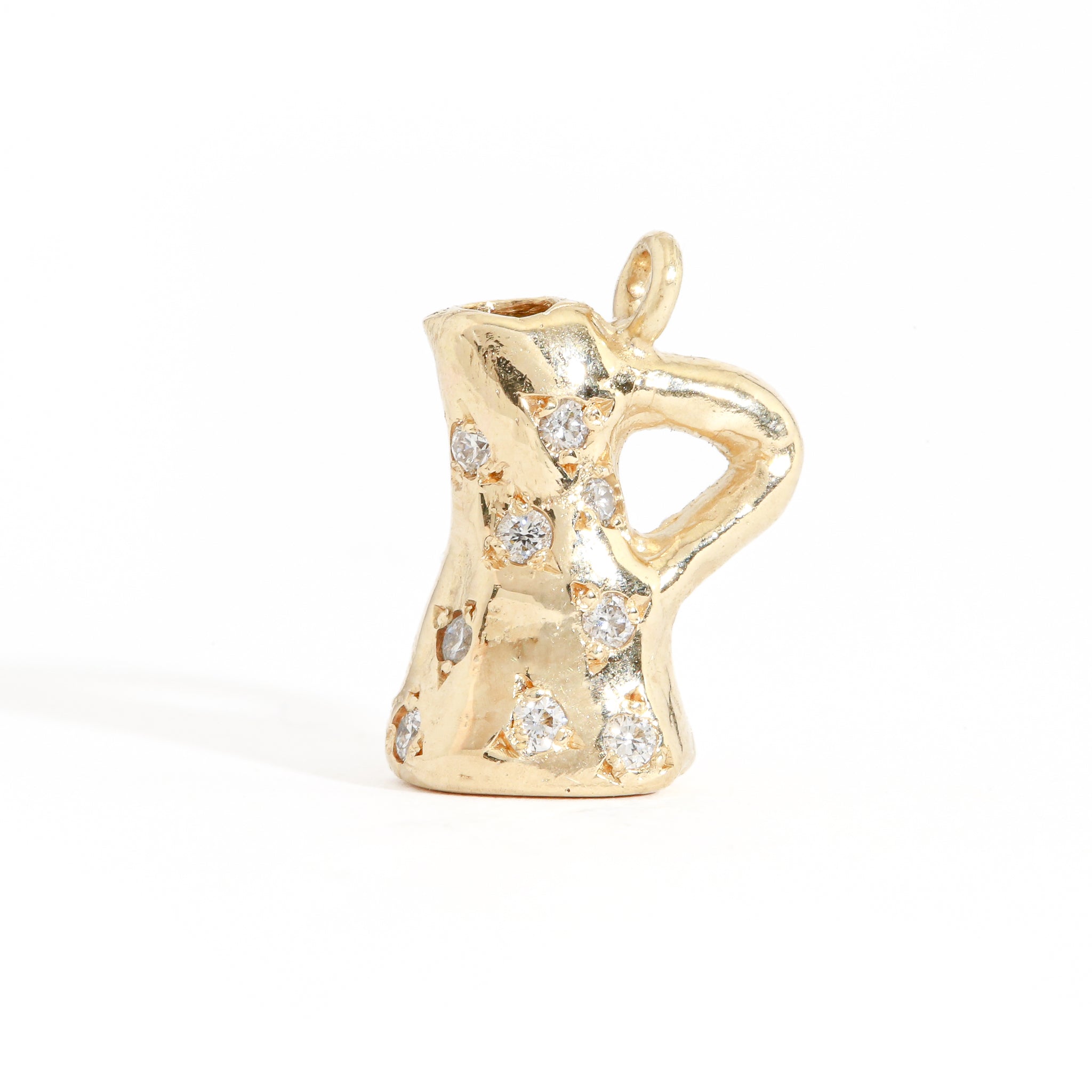 gold jug charm
